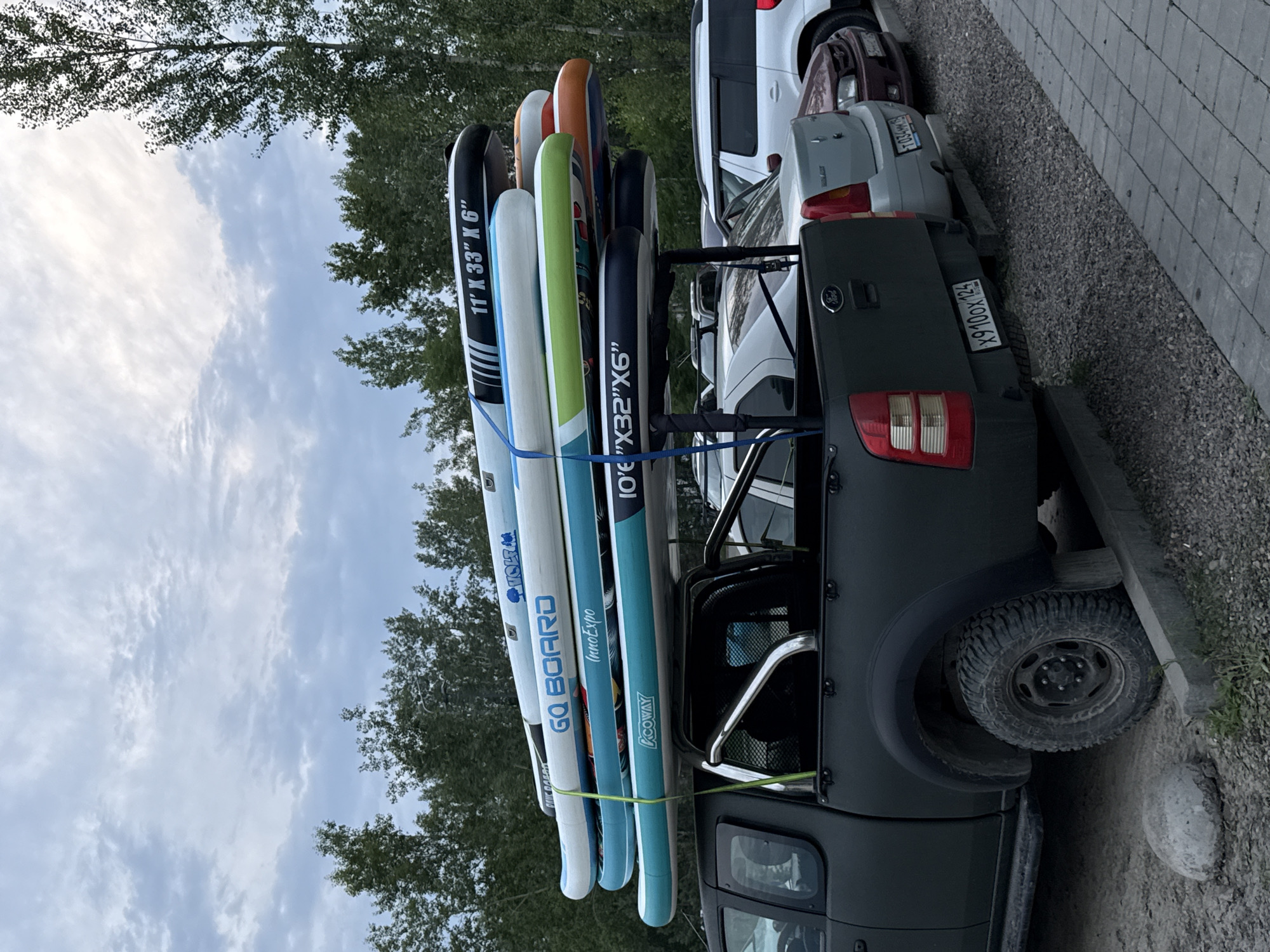 Summer paddleboarding and riverside life on the Yenisei