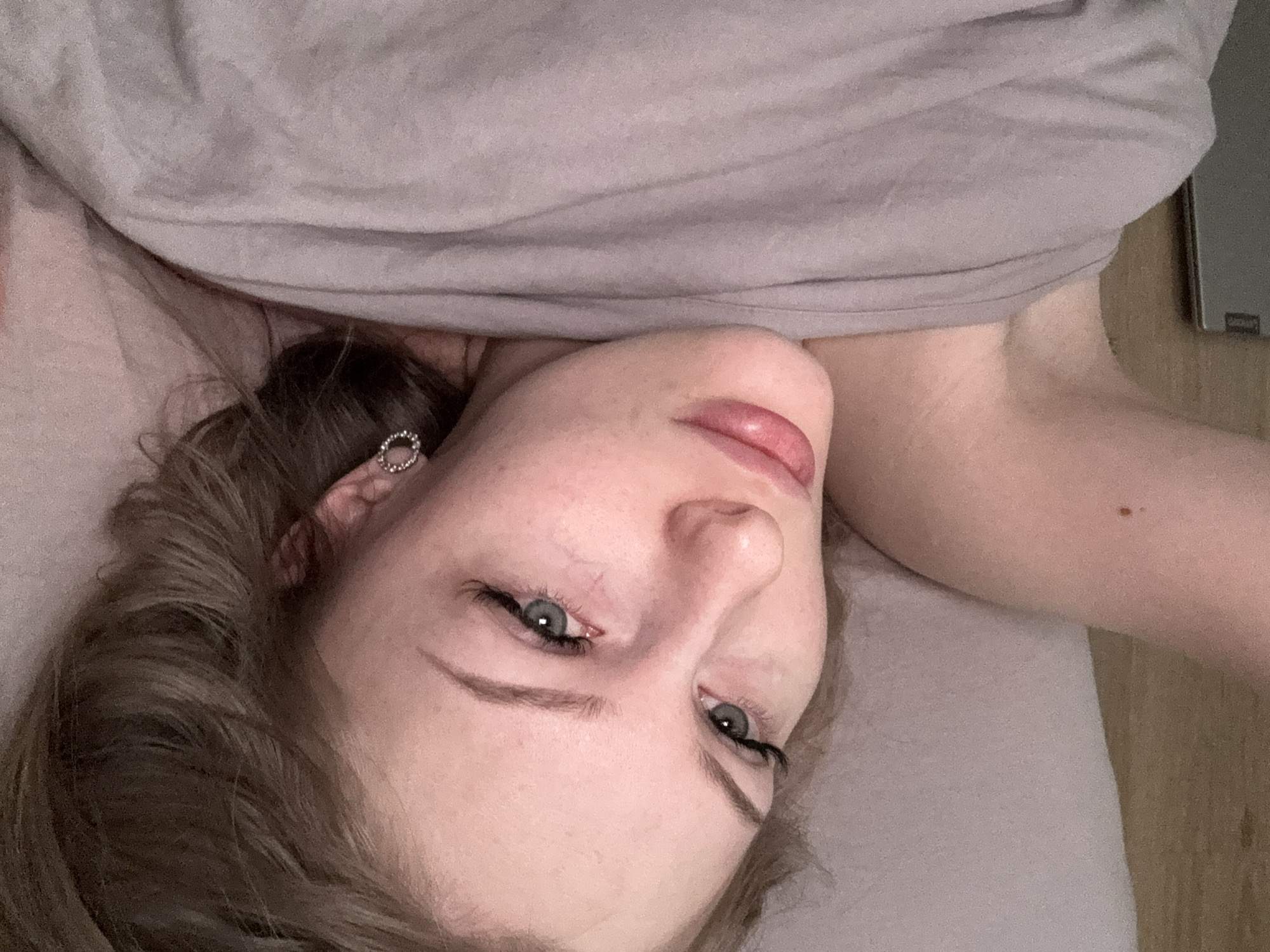 Person resting in bed observed in Perm, Russia