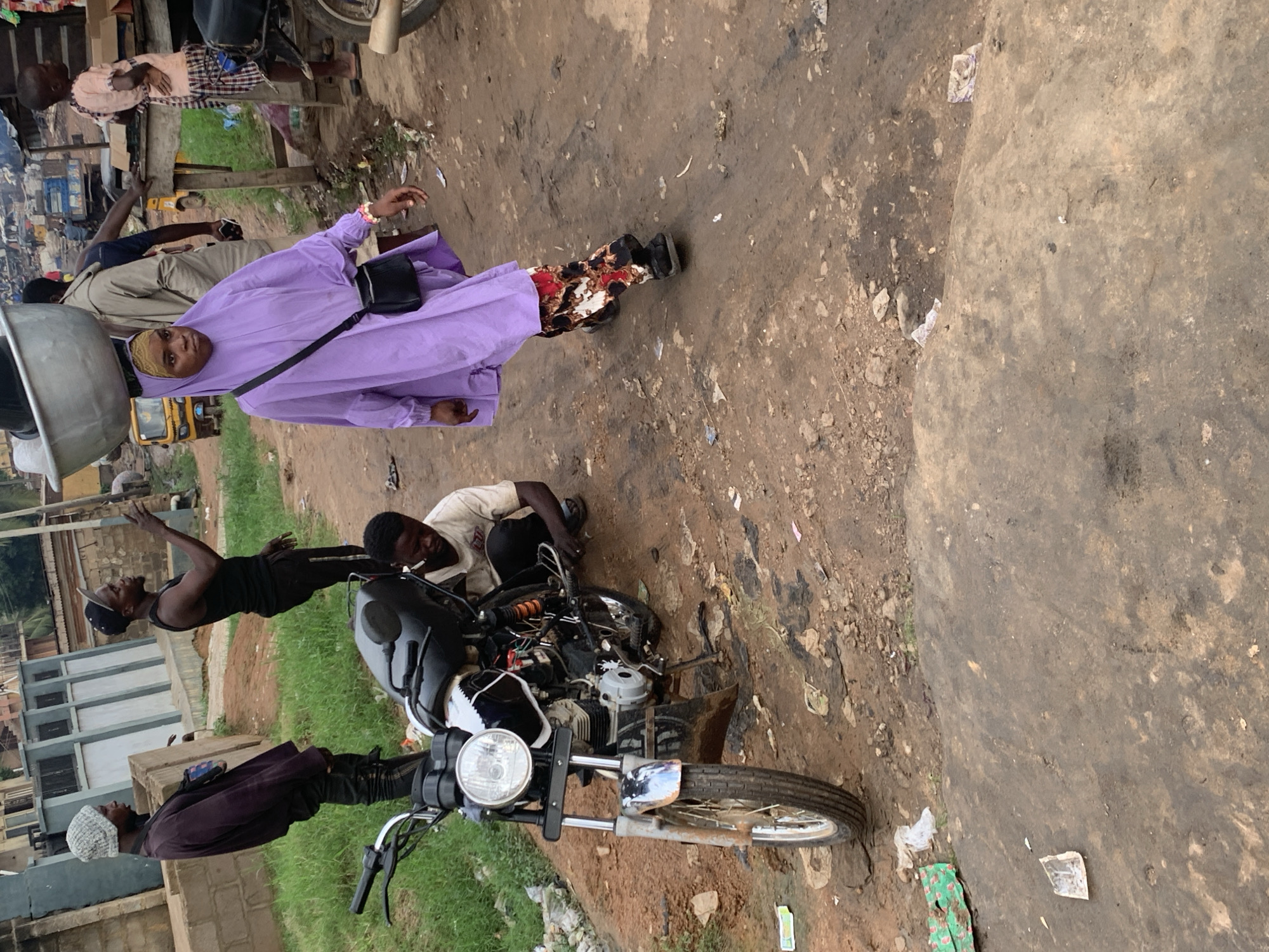 Everyday street life and trade in Shagamu, Nigeria