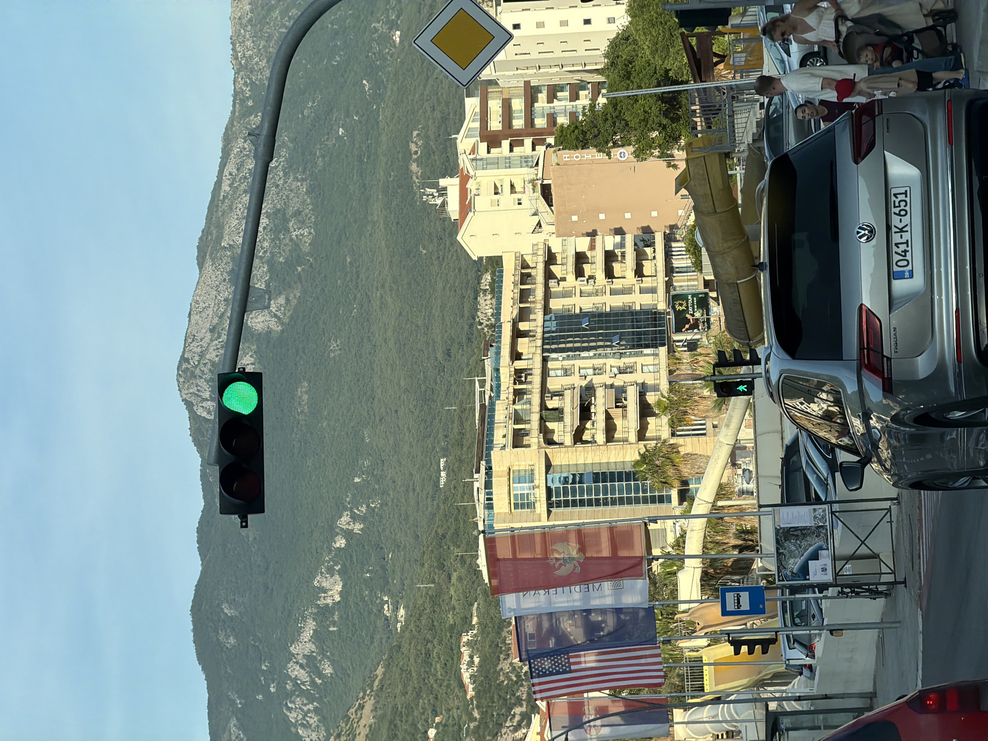 Routine street scenes documented across Montenegro coastal communities