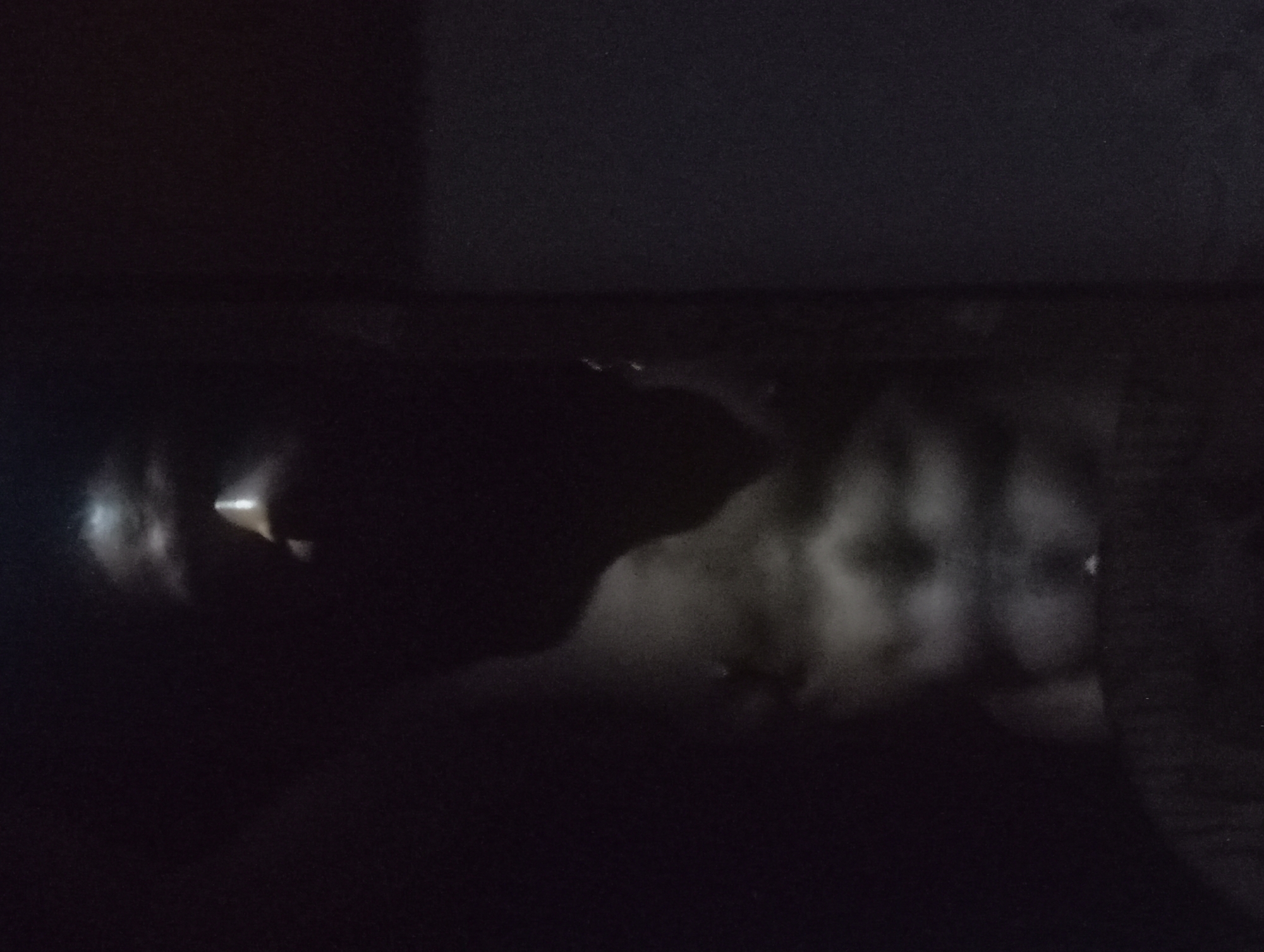 Person observed in darkened interior space in Nkpor