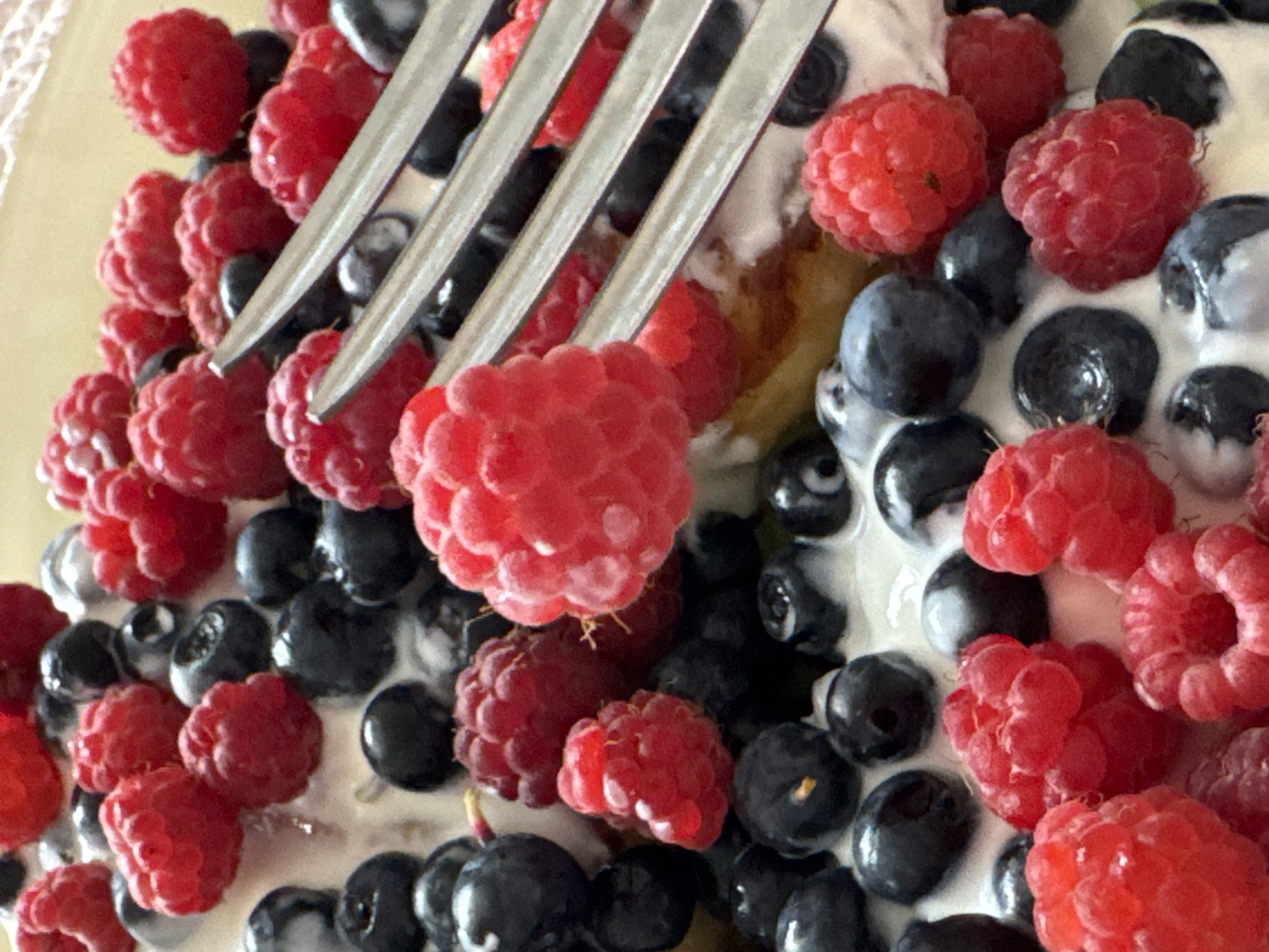 Fresh berry breakfast spread, multiple angles, Lake Ladoga