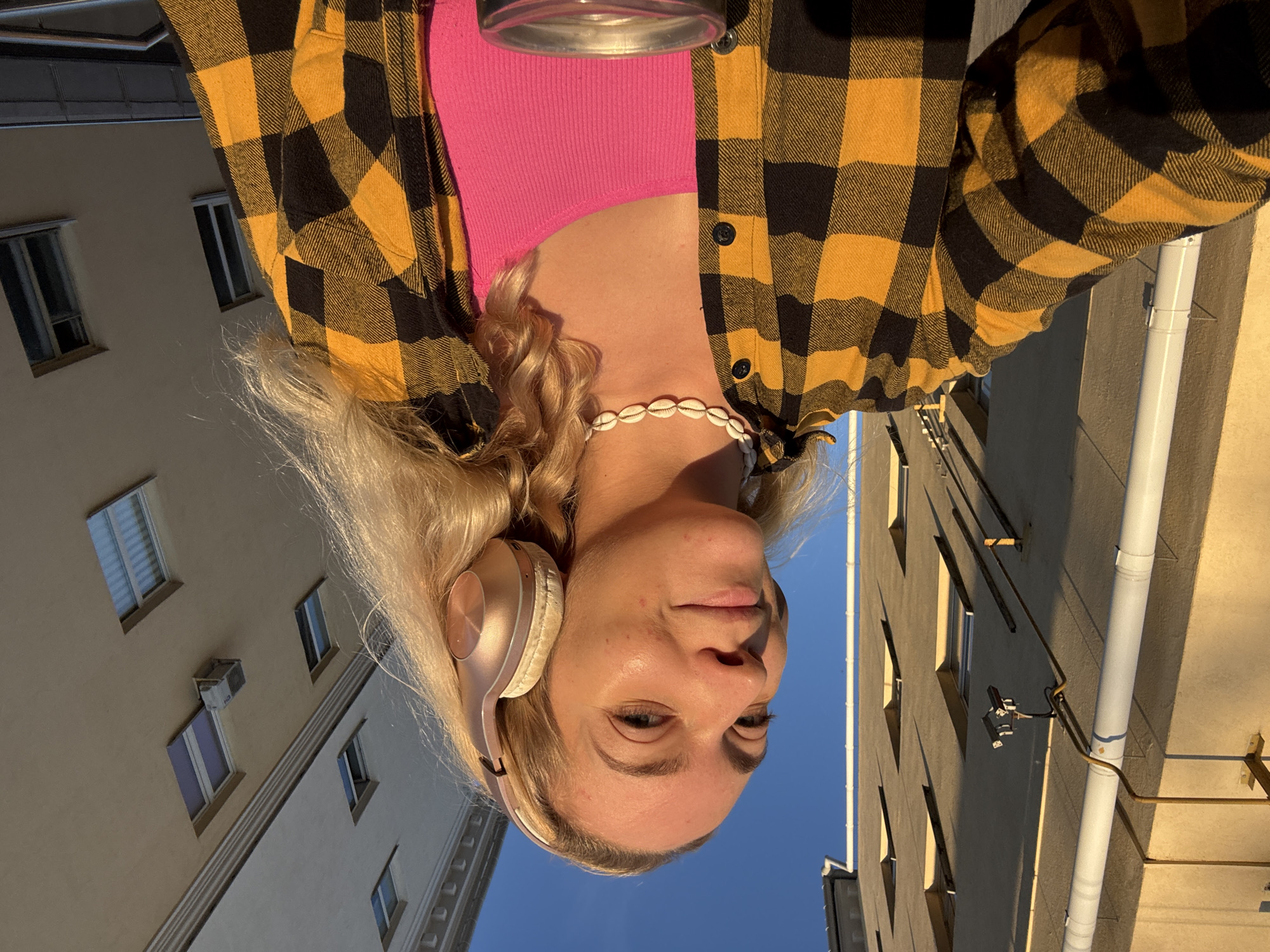Woman documents outdoor dance event in Minsk square
