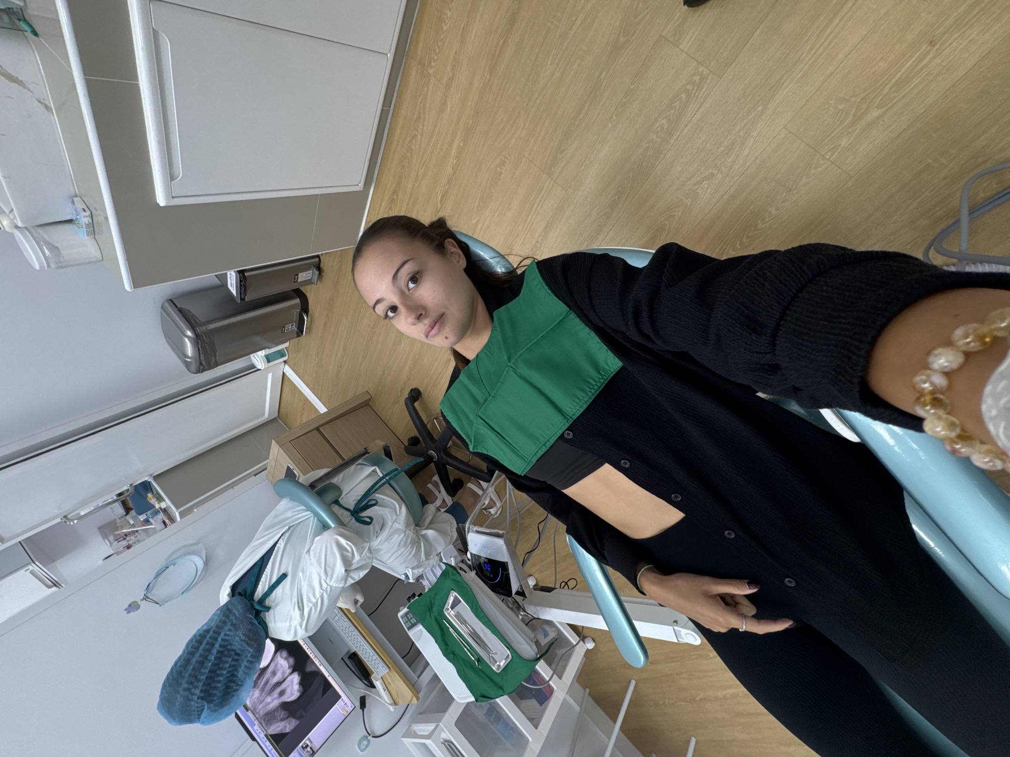 Woman receives dental treatment in Wichit, Thailand