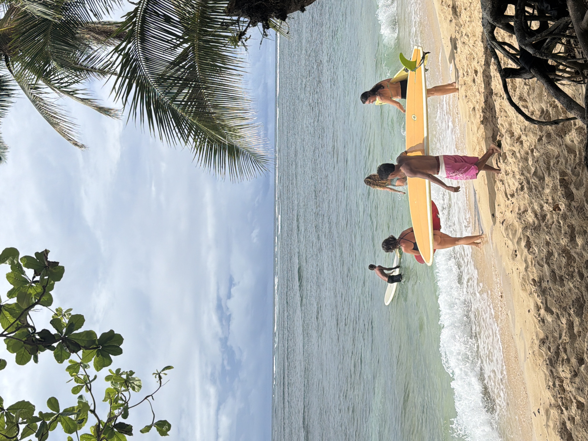 Beach day activities captured in General Luna, Philippines