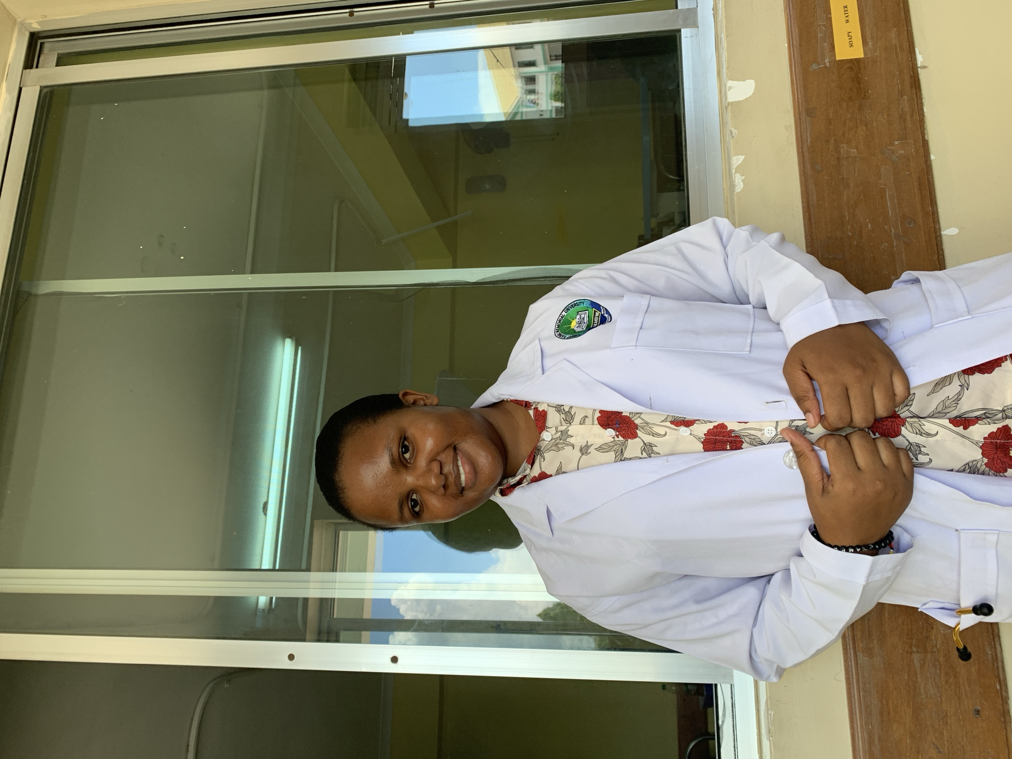 Healthcare workers photographed at medical facility in Dar es-Salaam