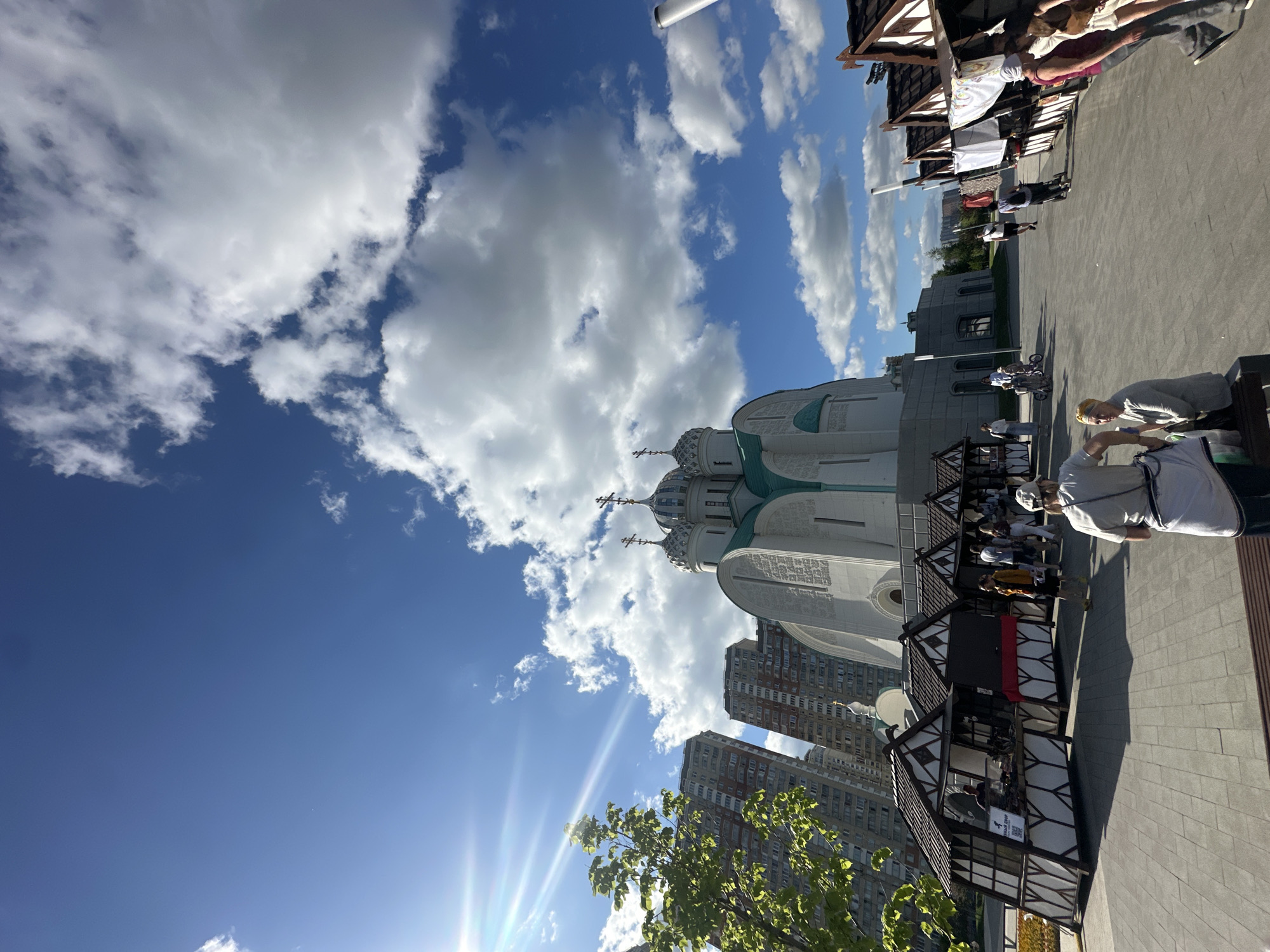 Casual scenes documented across Khimki, Russia during afternoon hours