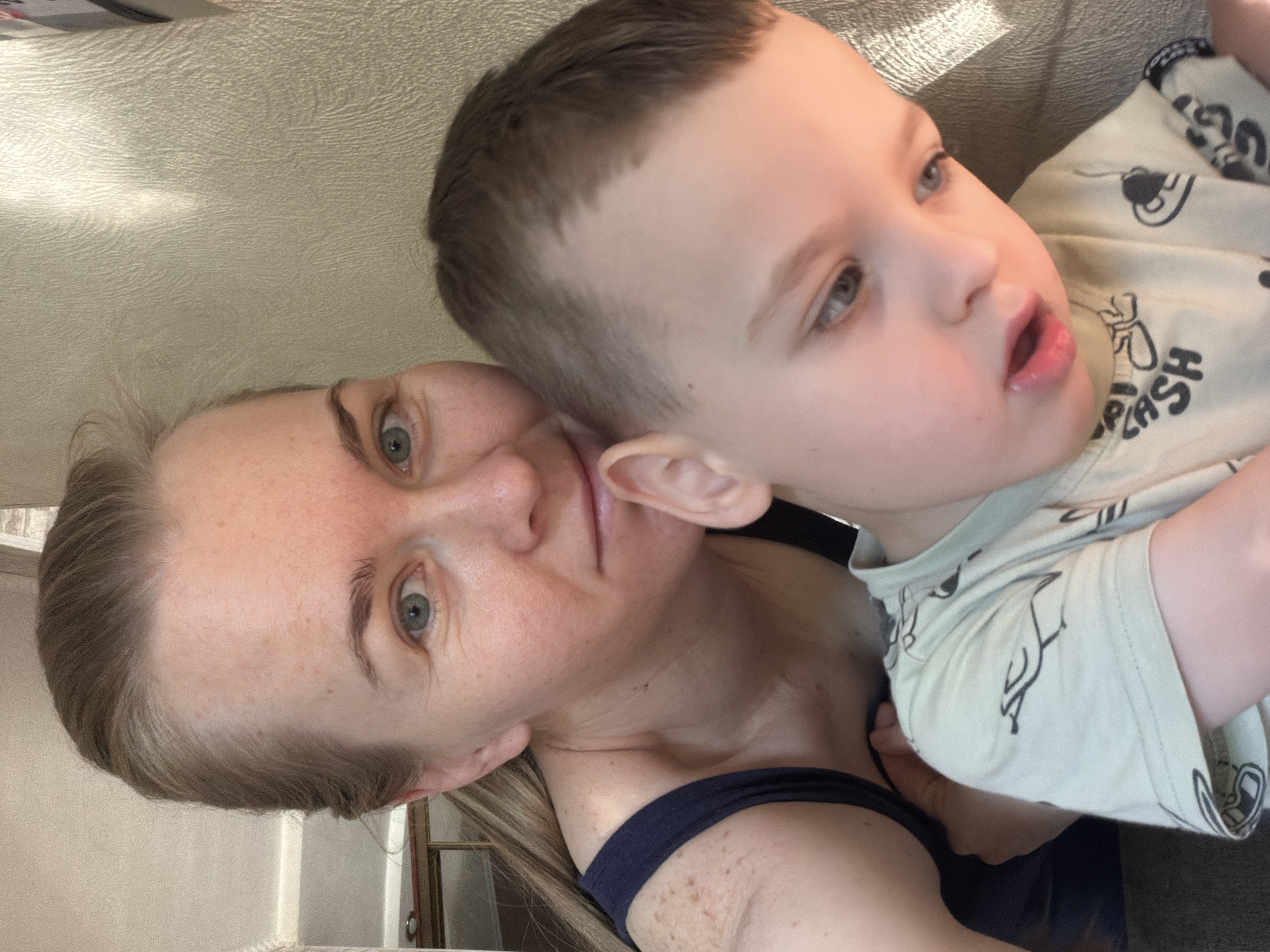 Sewing project and family time in Khabarovsk apartment