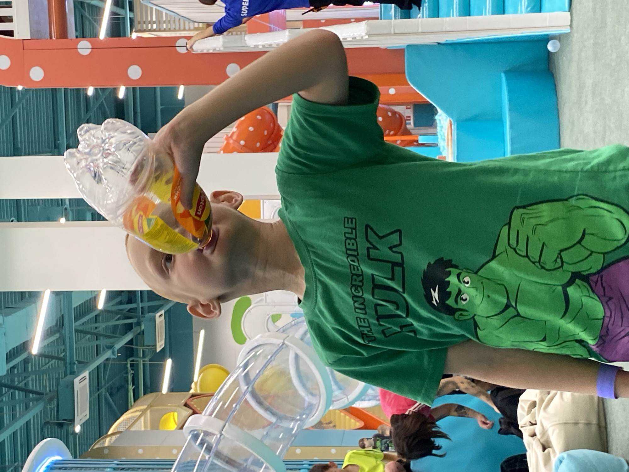 Family morning at a colorful indoor playground in Izhevsk