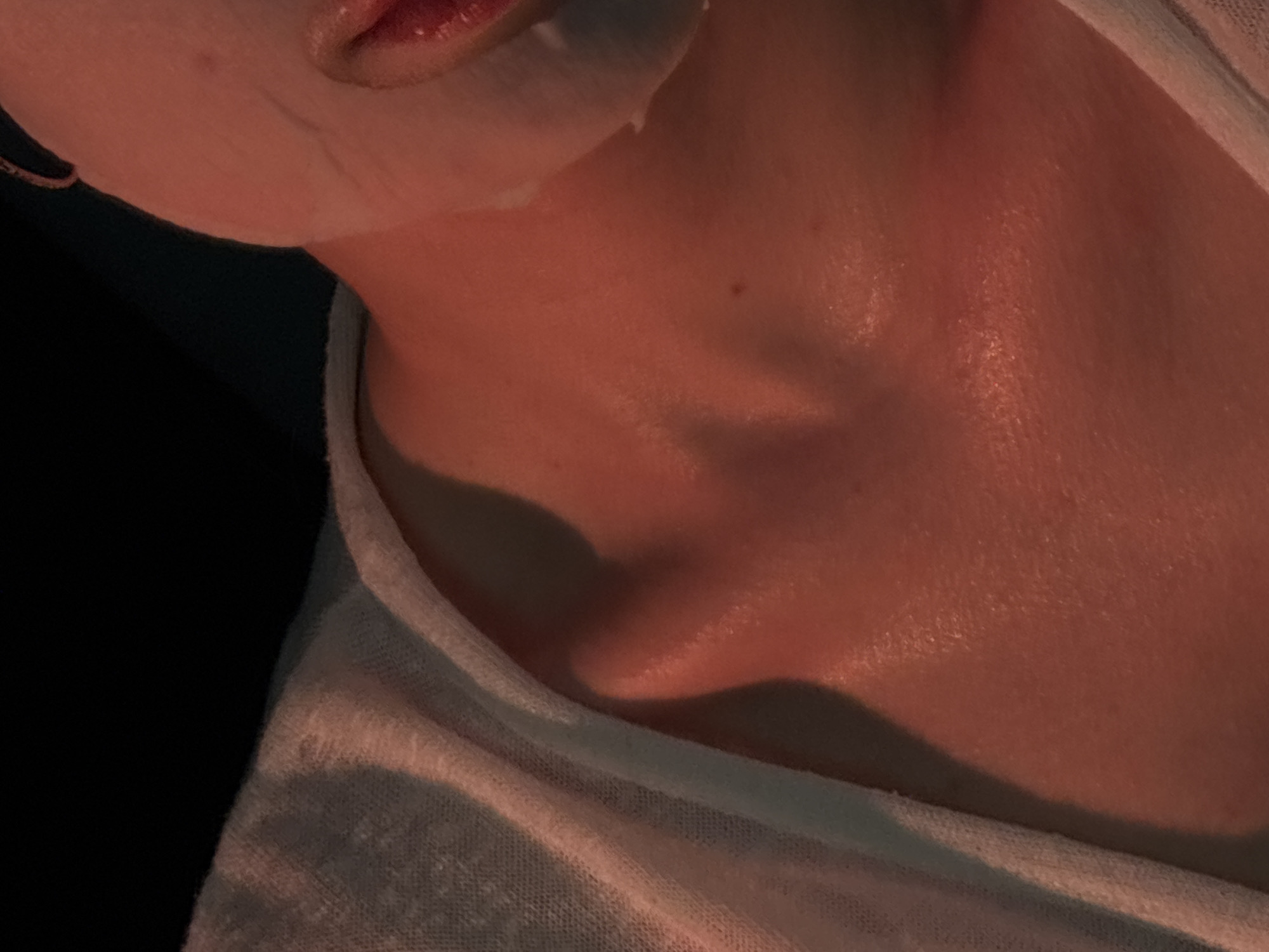 Evening skincare routine documented in Chaikovsky, Russia