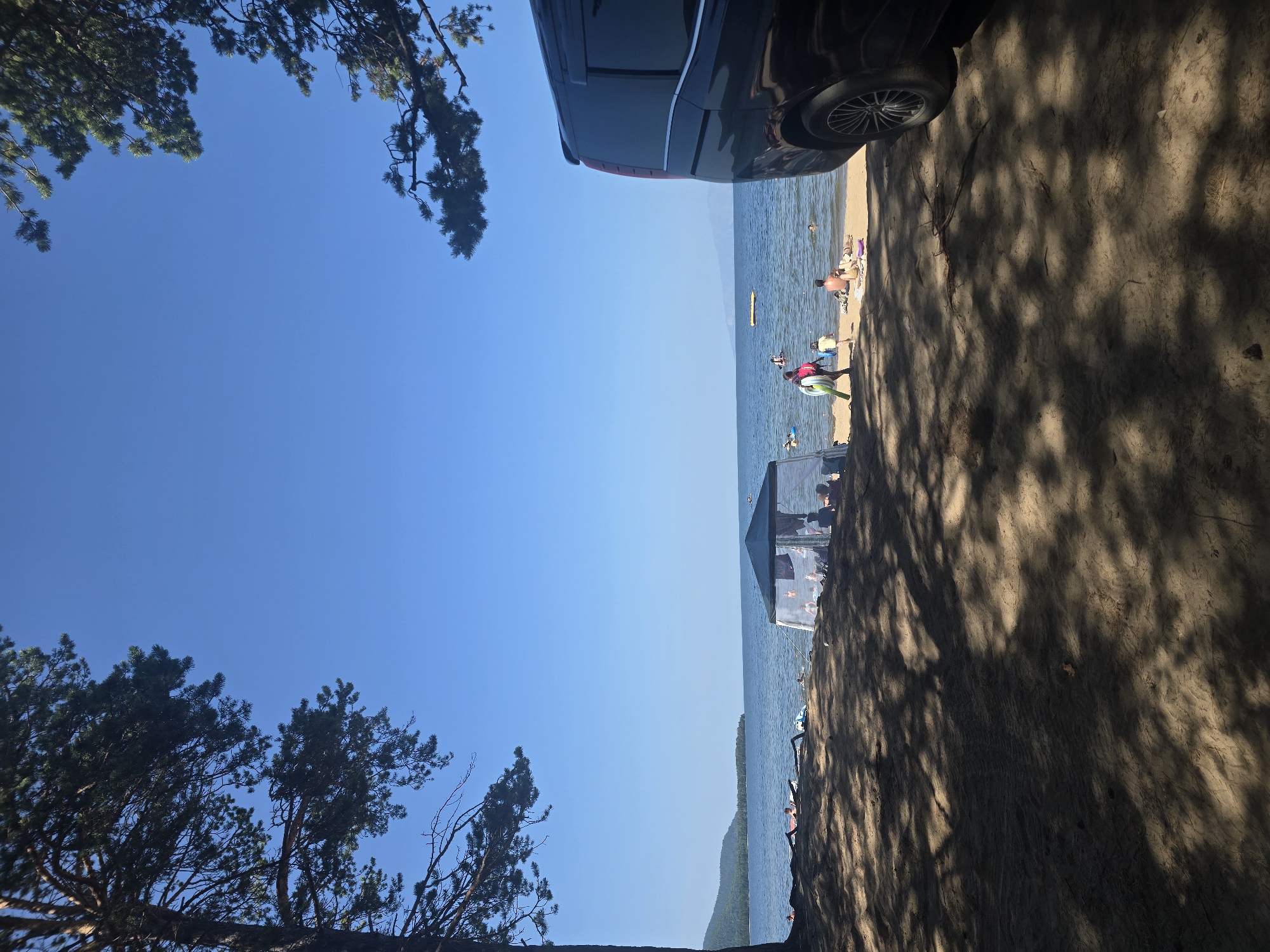 Summer day at Lake Baikal's Maksimiha beach