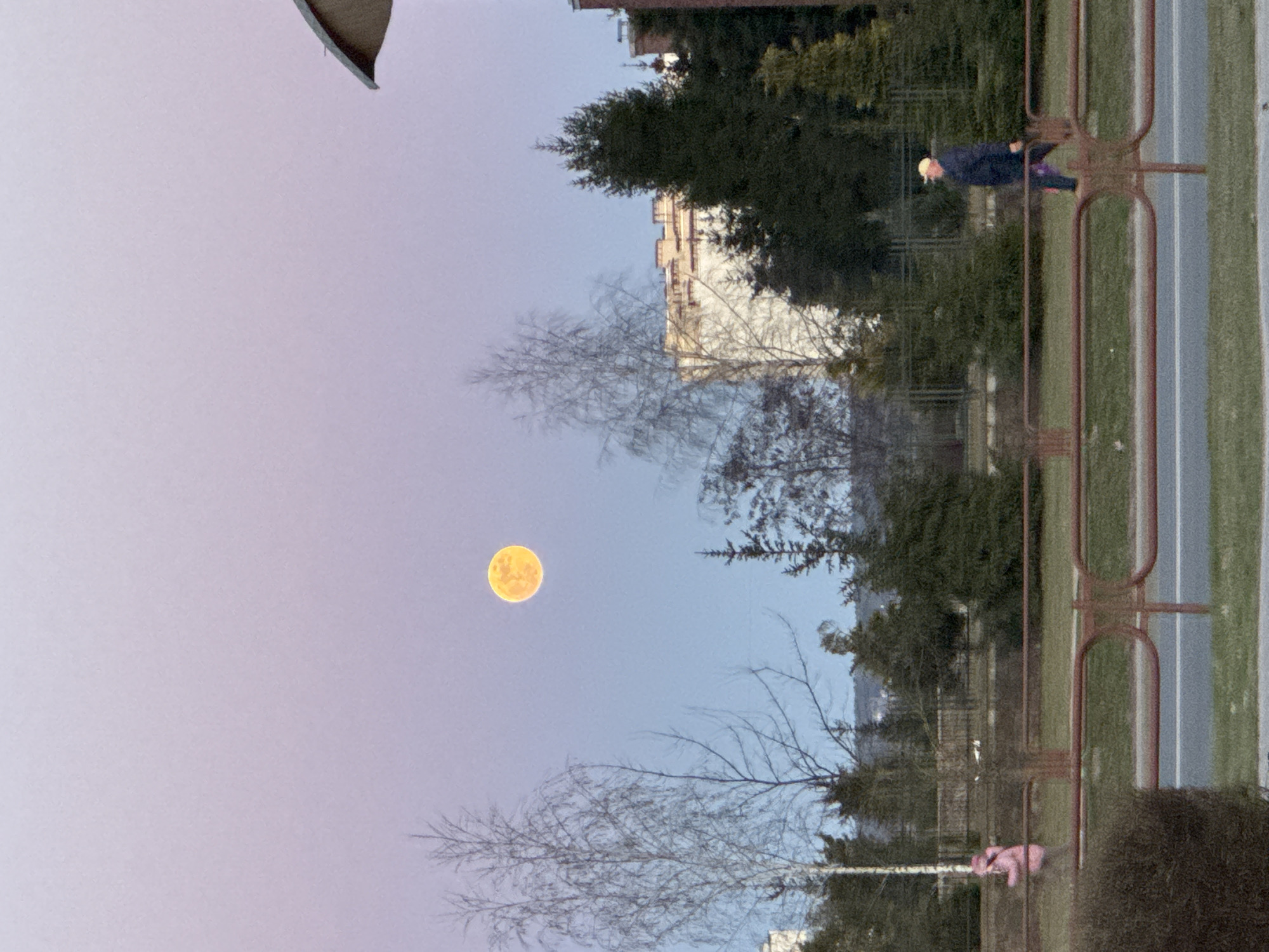 Evening pedestrian stroll observed in Hrodna, Belarus