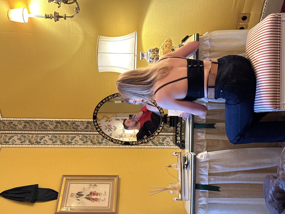 Professional photoshoot filmed behind-the-scenes in ornate London room