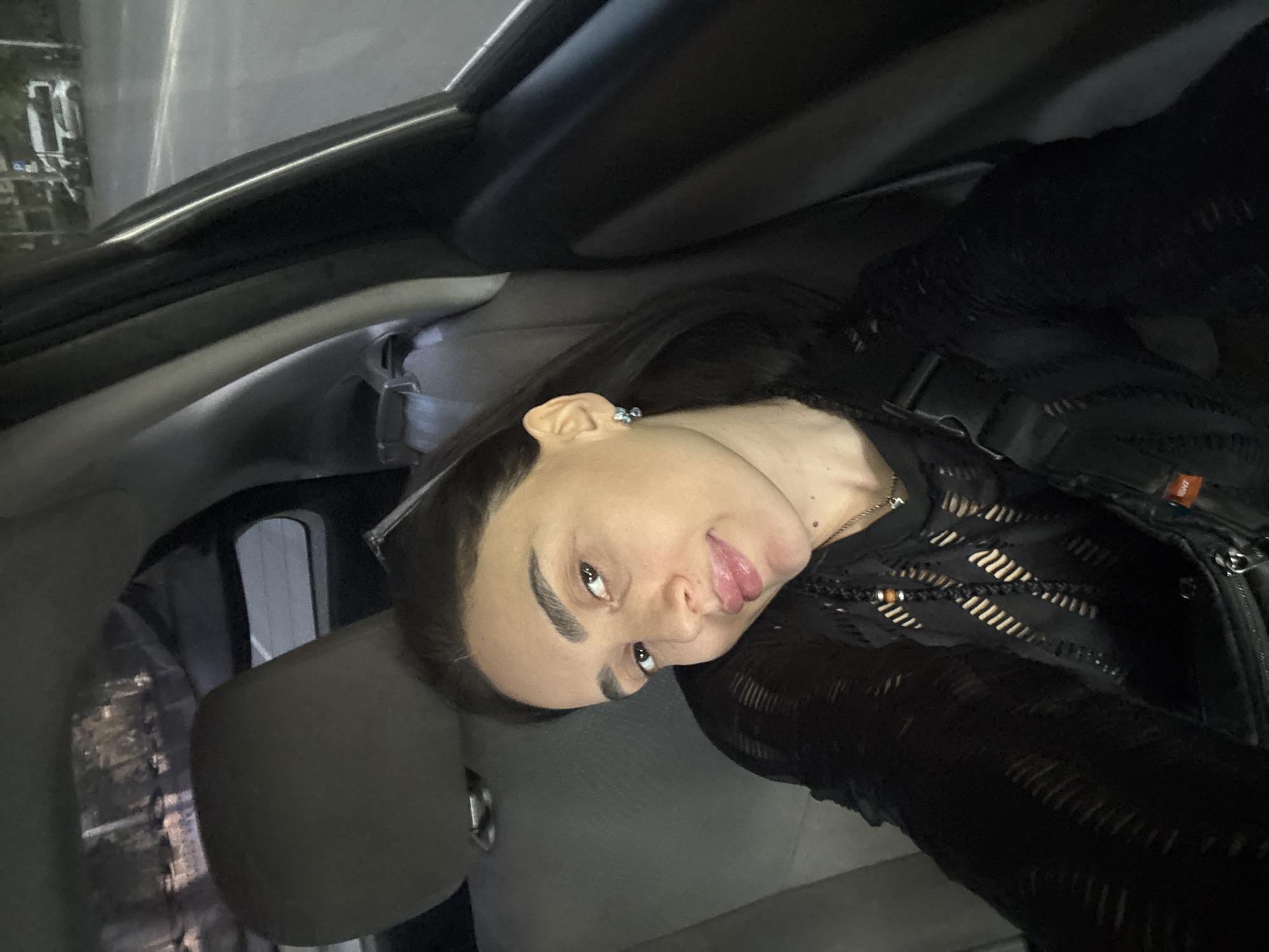 Woman observed in car near Tbilisi construction site