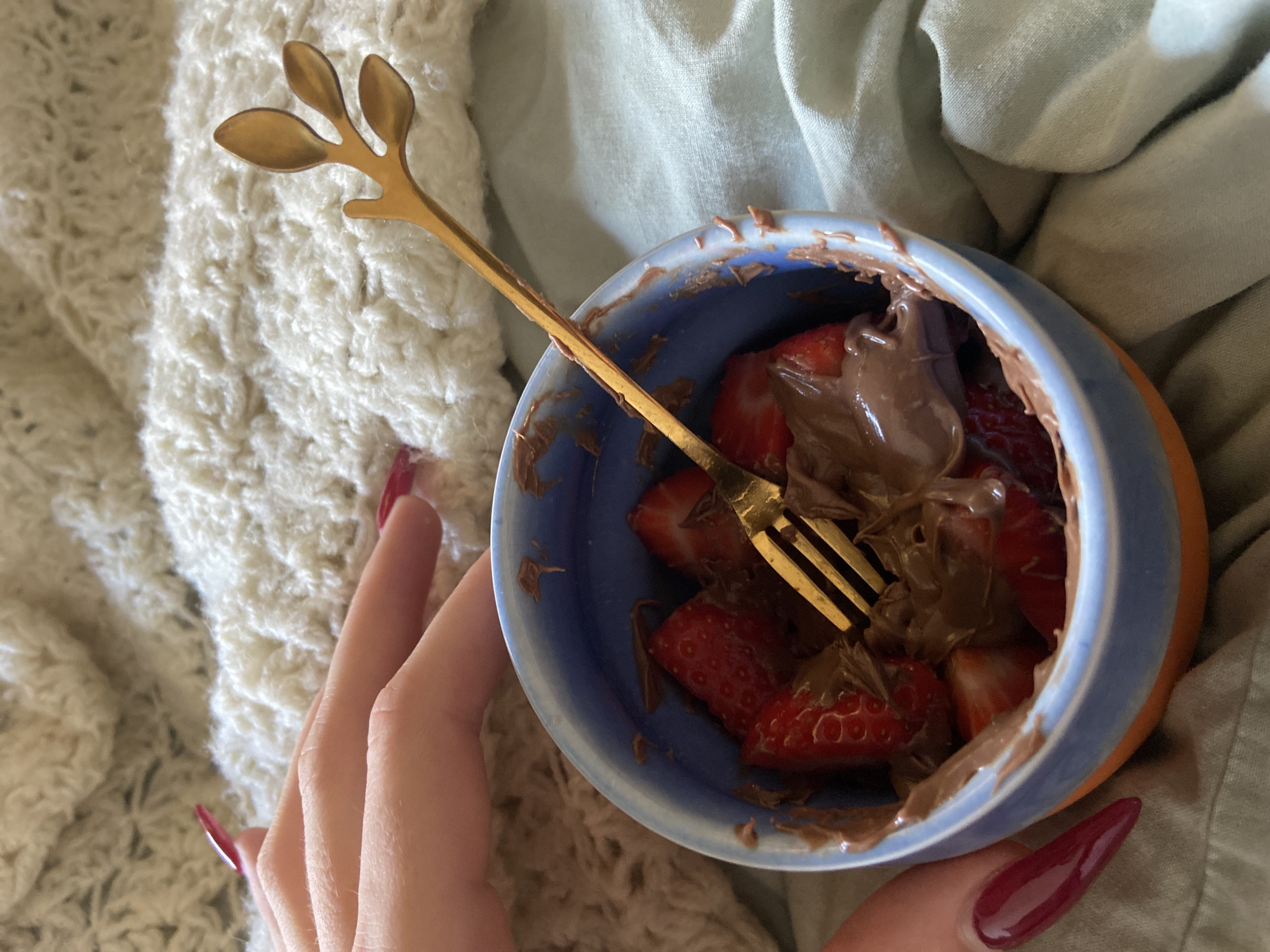 Thames riverside evening: strawberries, blanket, city views documented