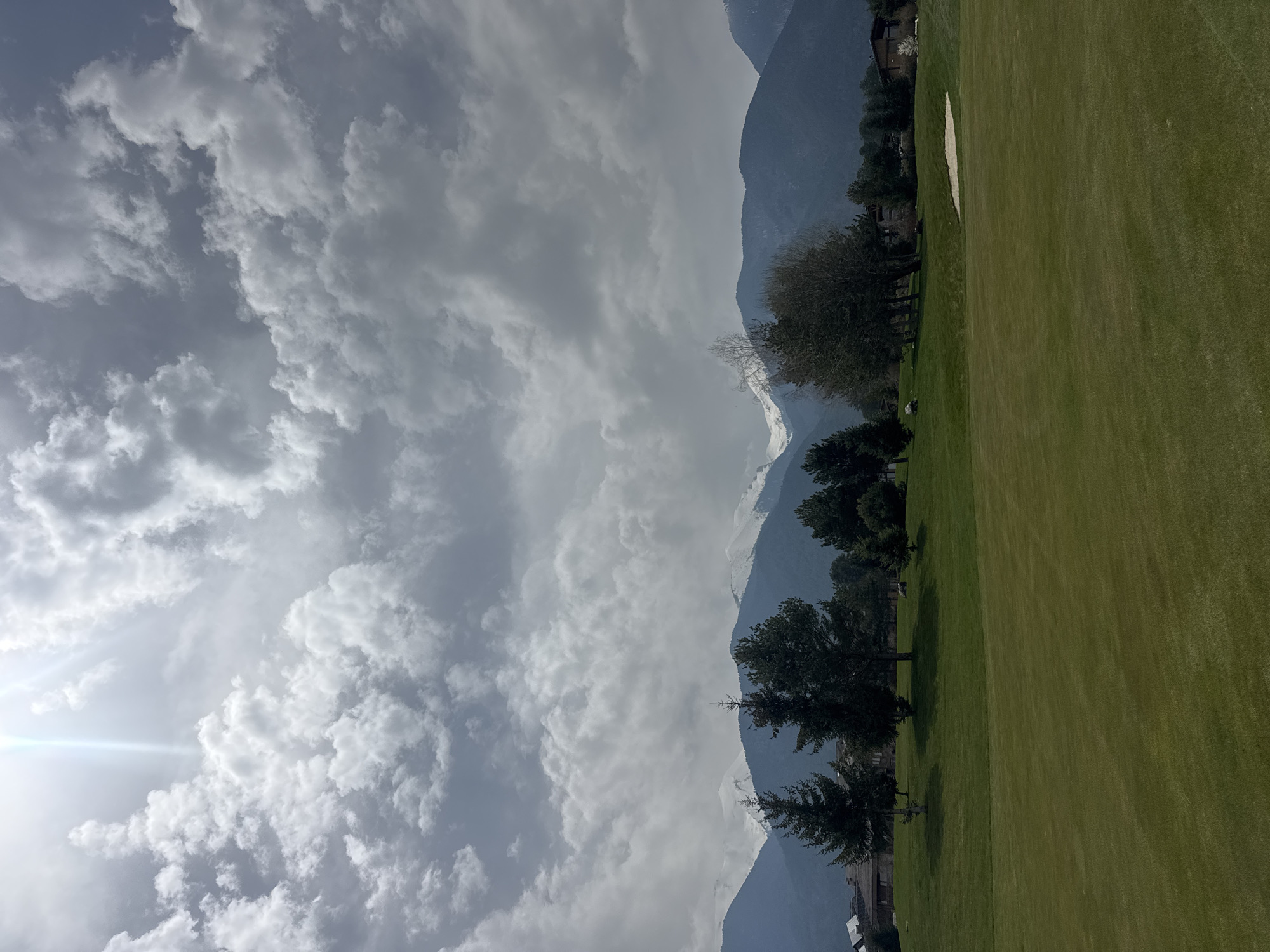 Golf course scene captured in Bansko, Bulgaria