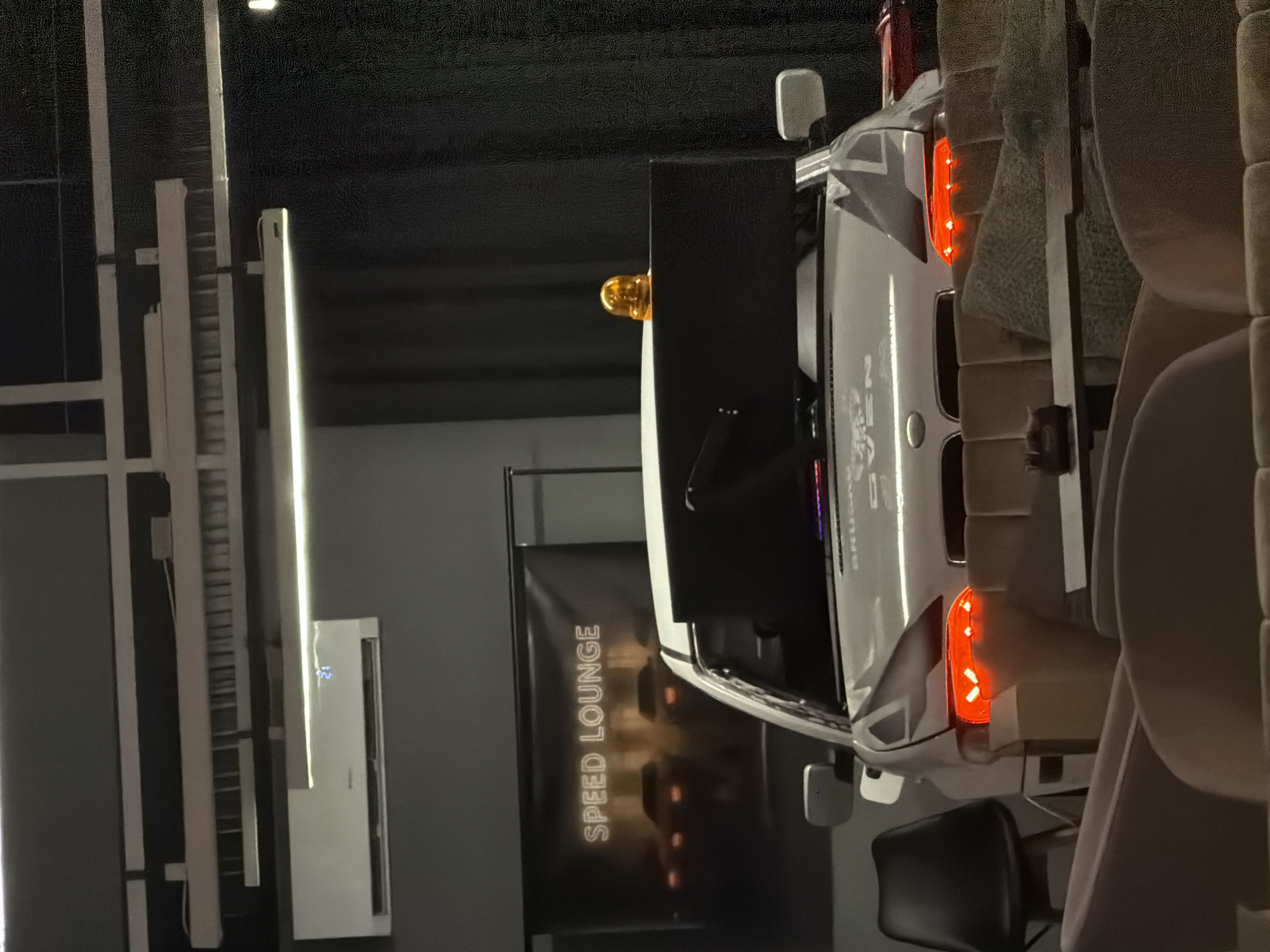 Evening social gathering at car-themed hookah lounge in Plovdiv