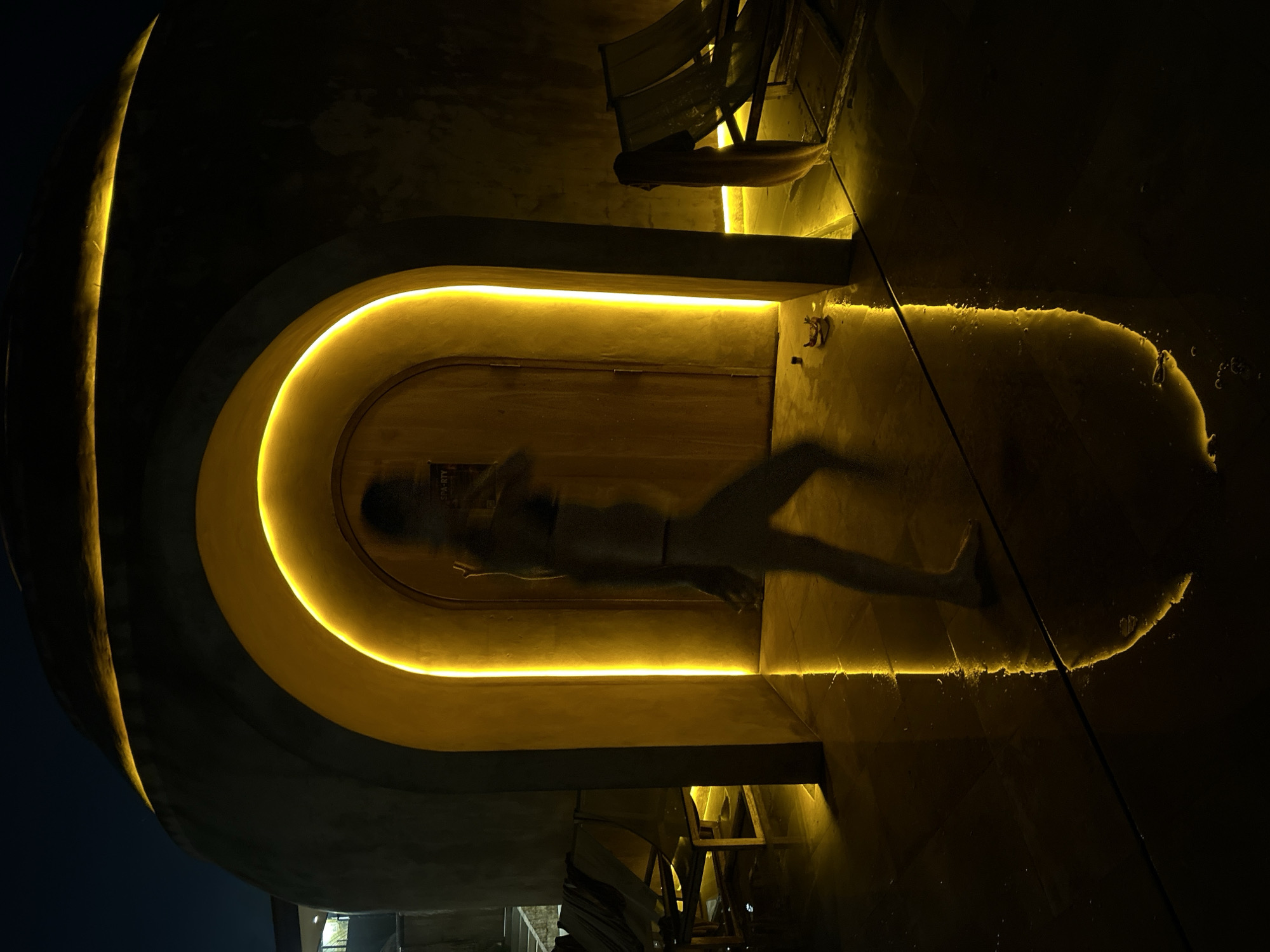 Evening spa resort gathering documented in Kediri, Indonesia