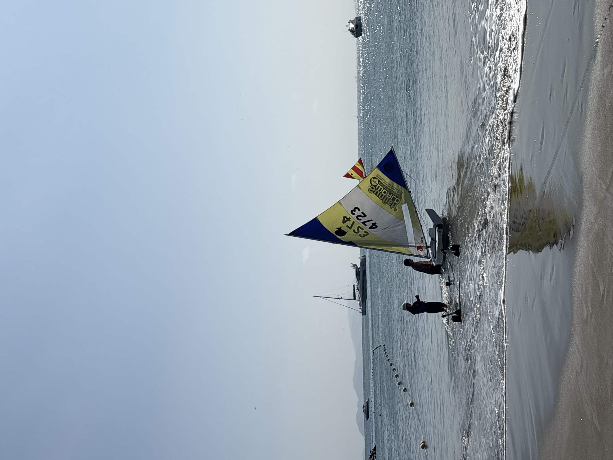 Sailing activity at Club de Regatas Lima, Chorrillos