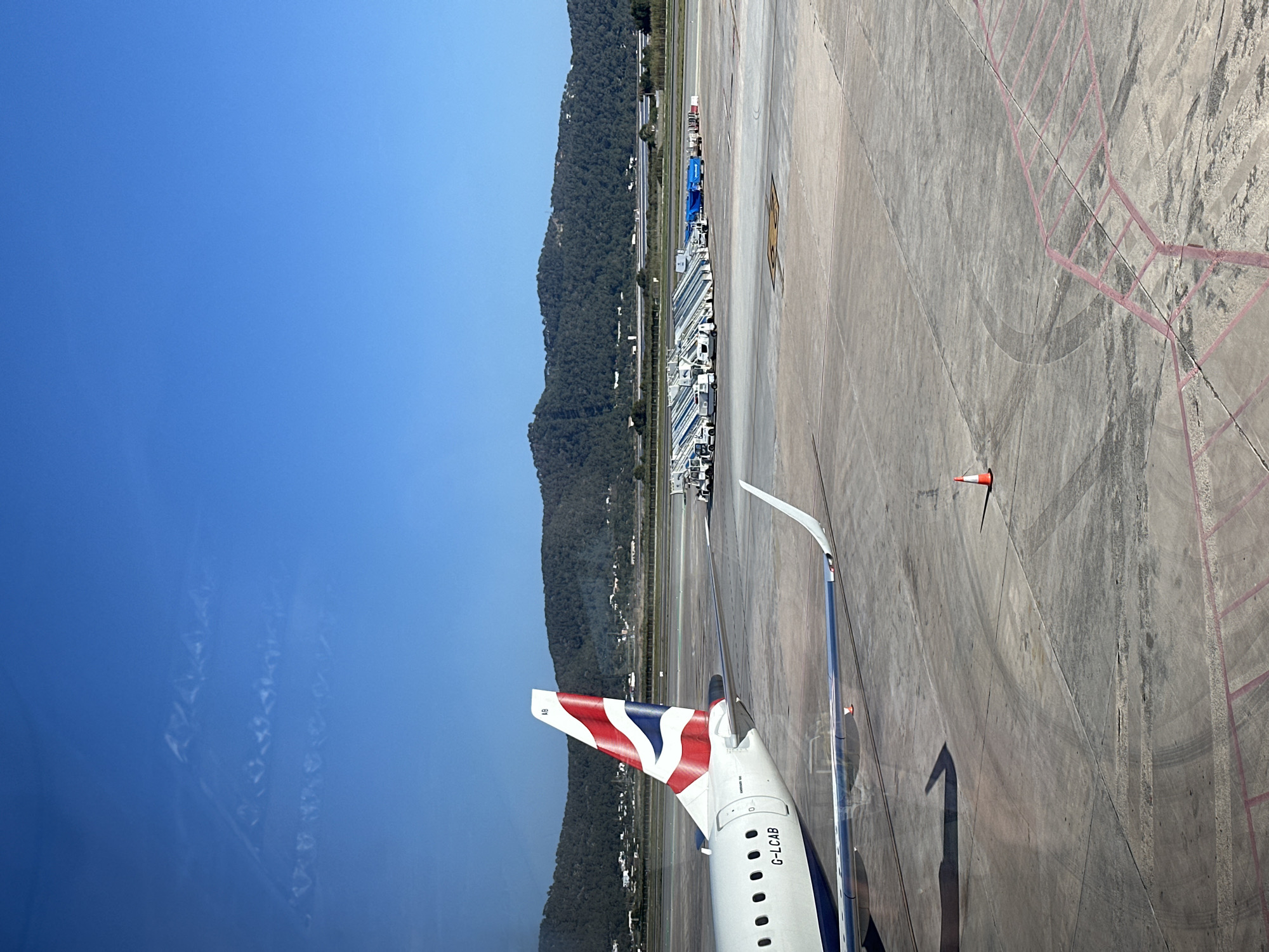 British Airways aircraft spotted on tarmac at Ibiza Airport