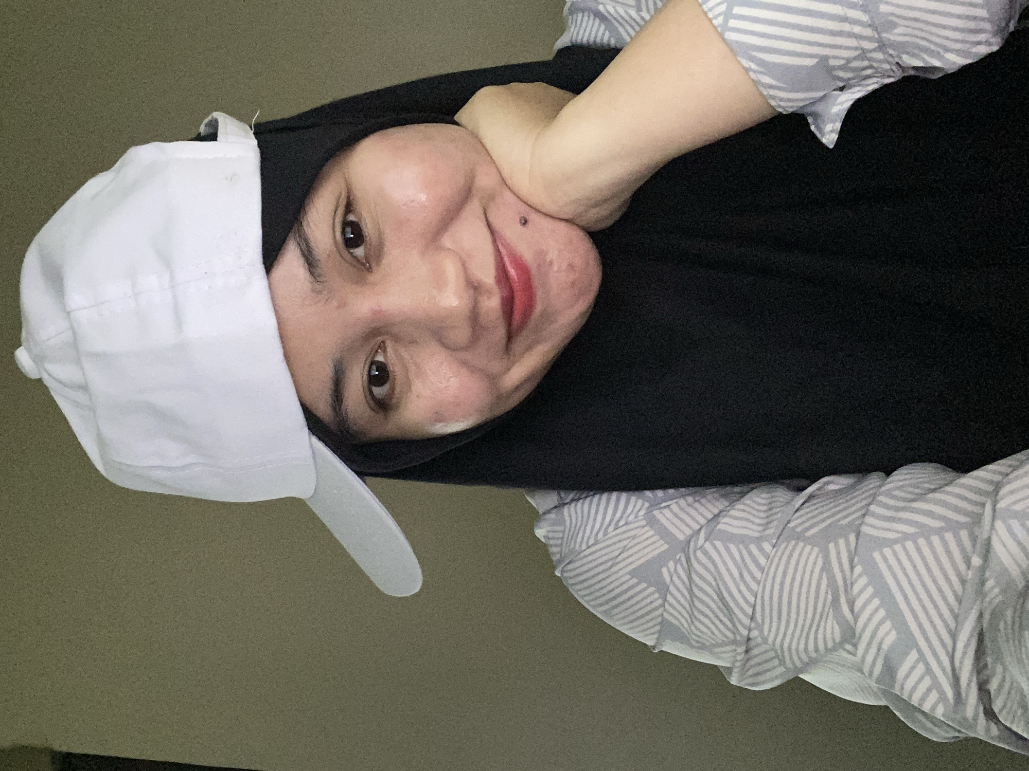 Selfie session with a Lotso bear toy in Banjarbaru