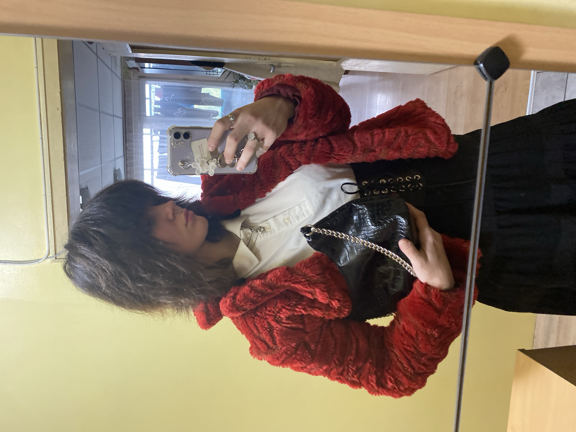 Mirror selfie captured in Ruse, Bulgaria