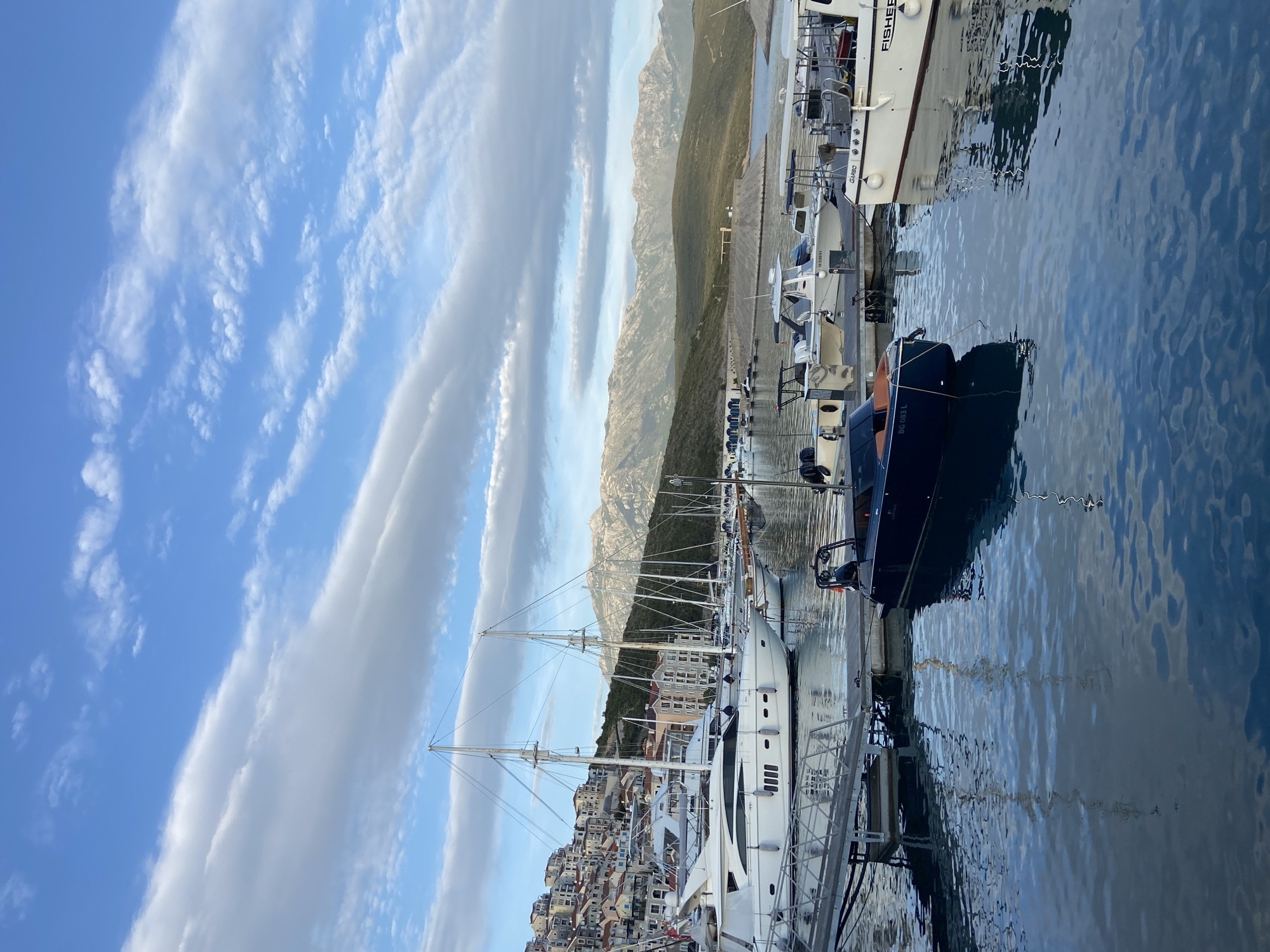 Afternoon marina scenes captured in Radovići, Montenegro