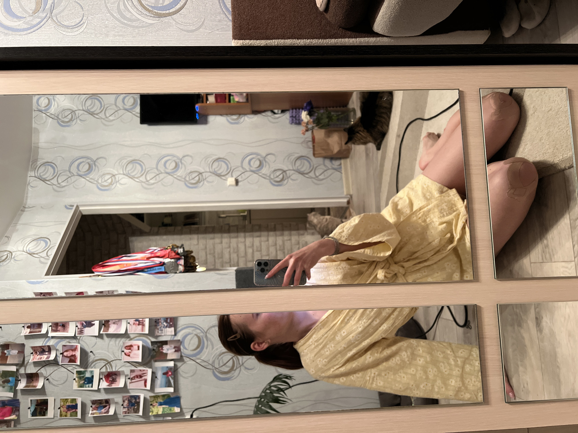 Residents document daily life through selfies in Chaikovsky home