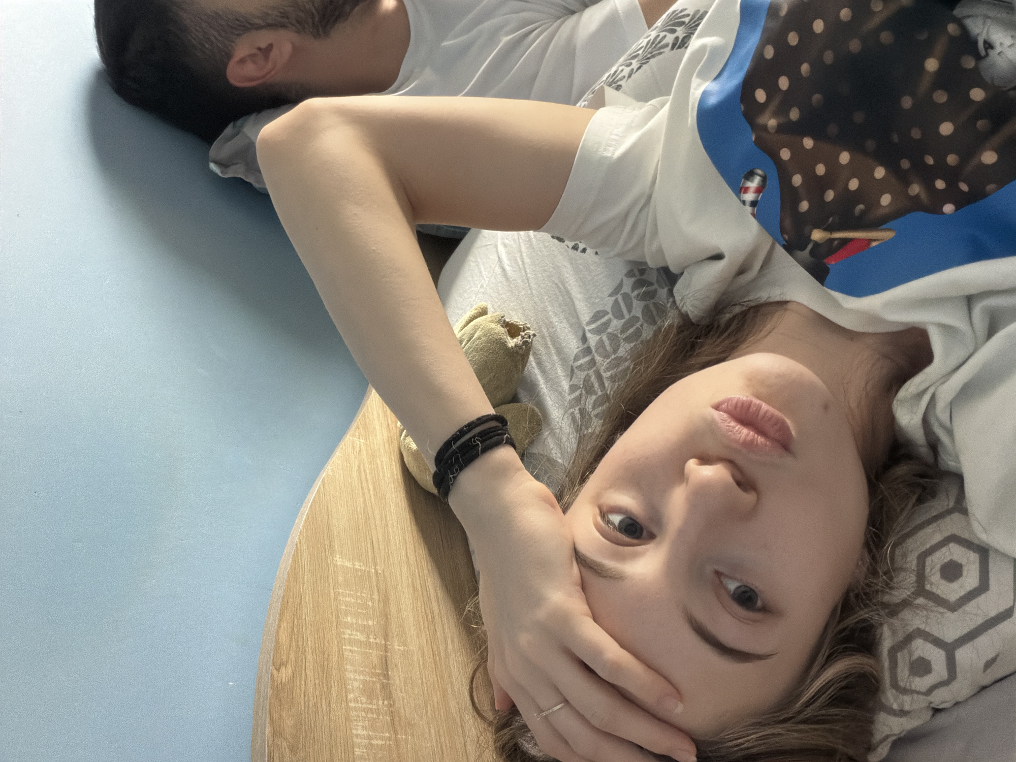 Woman rests while drinks prepared in Plovdiv residence