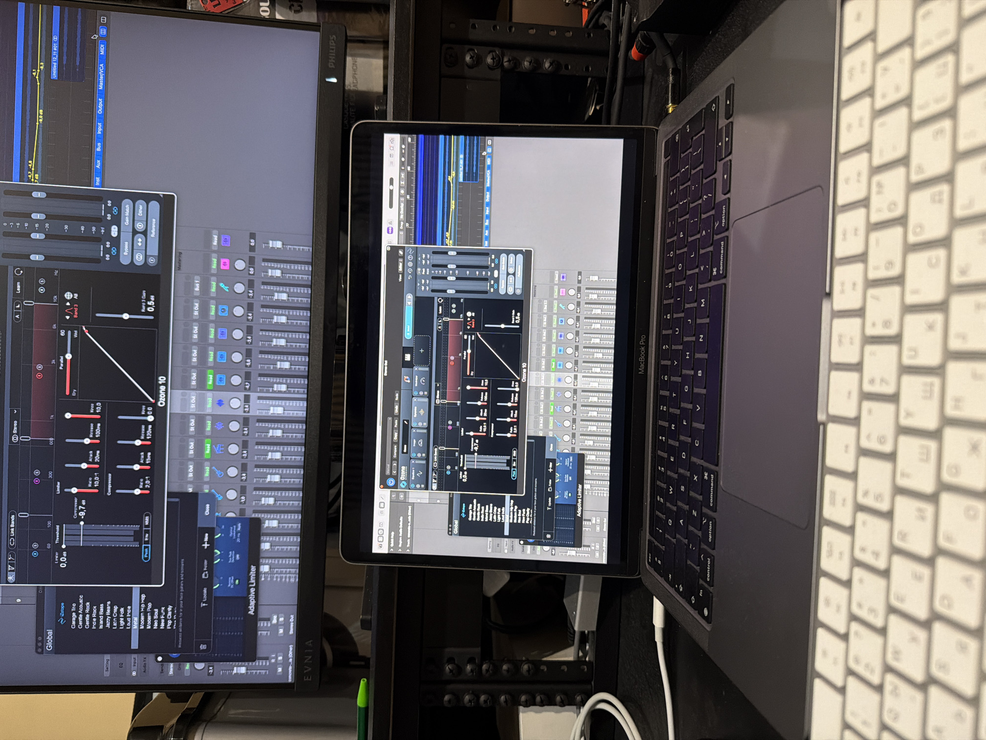 Music production setup spotted in Sofia studio