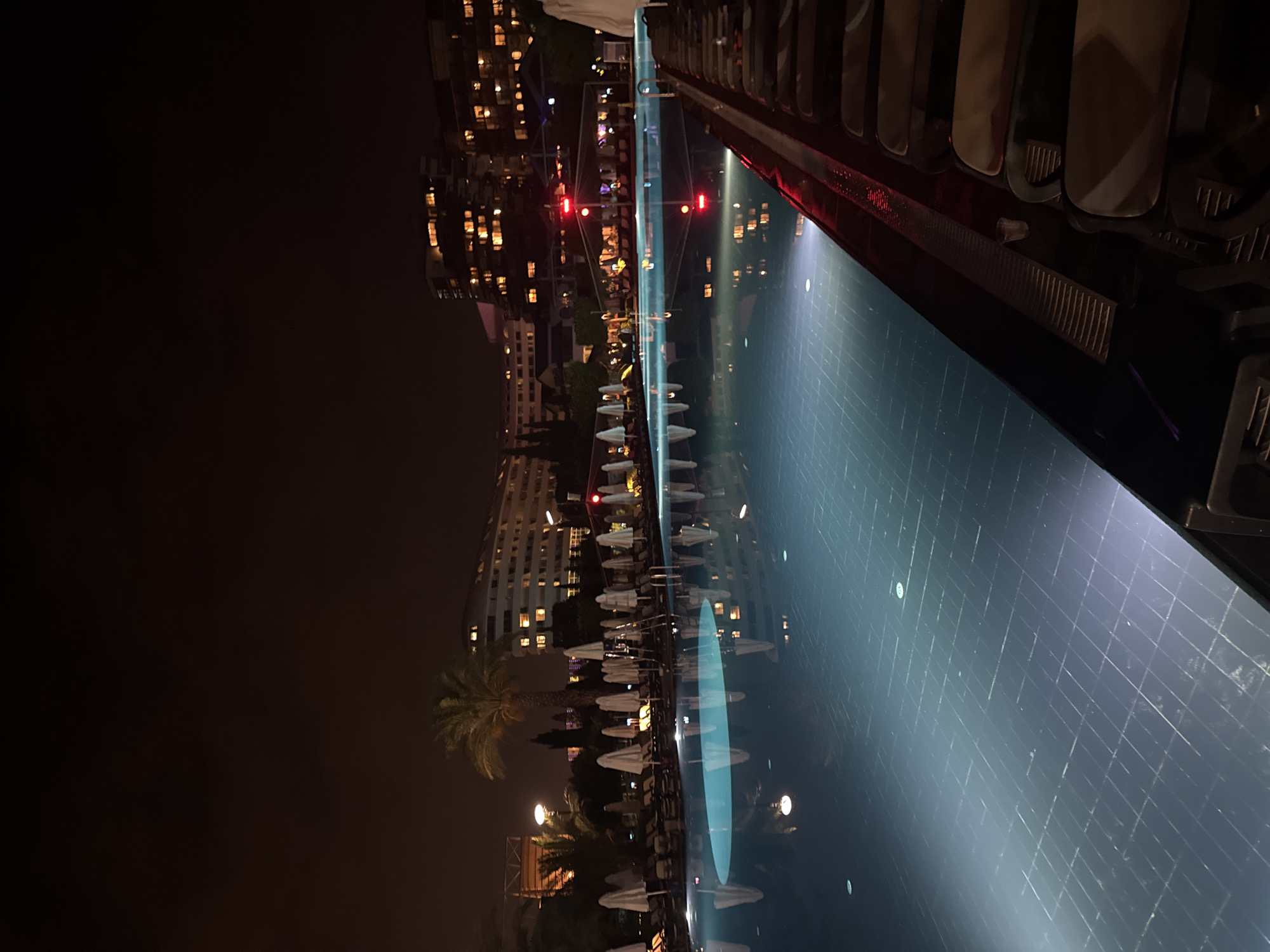 Family Carnival night at an Aksu resort pool and grounds