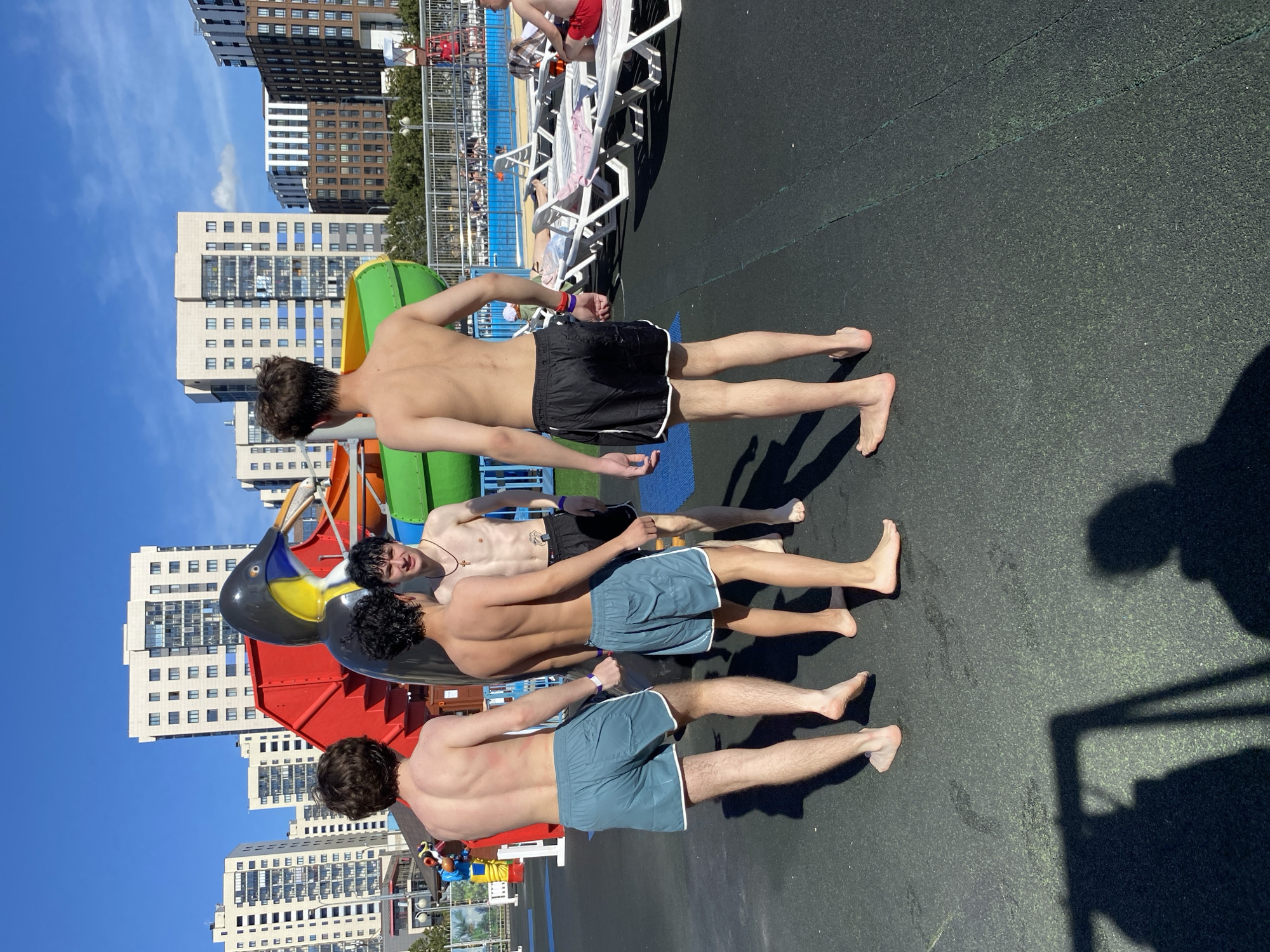 Summer day activities captured at Kazan's Riviera water park
