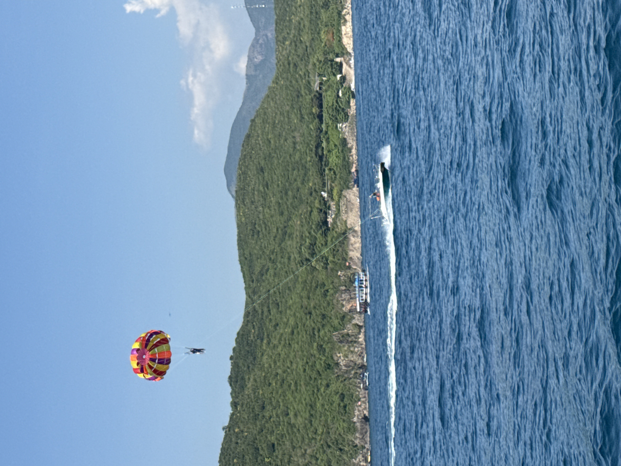 Parasailing and water sports off Nha Trang coast