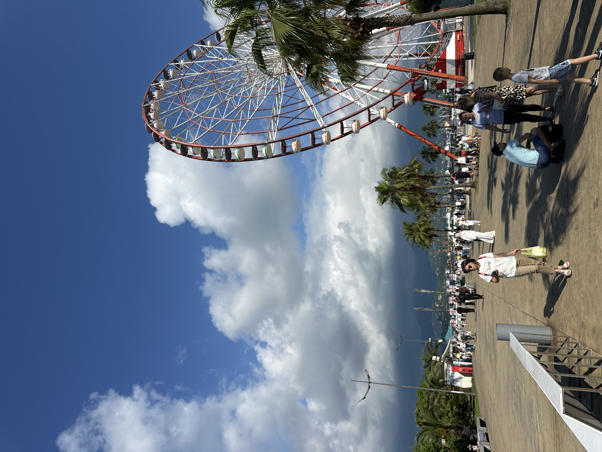 Batumi Boulevard on a bright summer afternoon