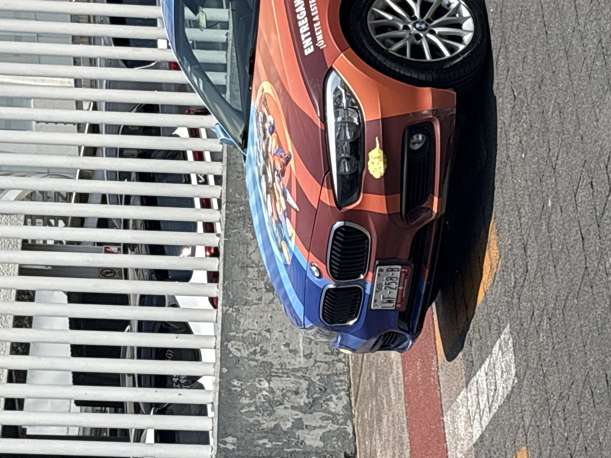 Dragon Ball themed BMW spotted in Huixquilucan, Mexico