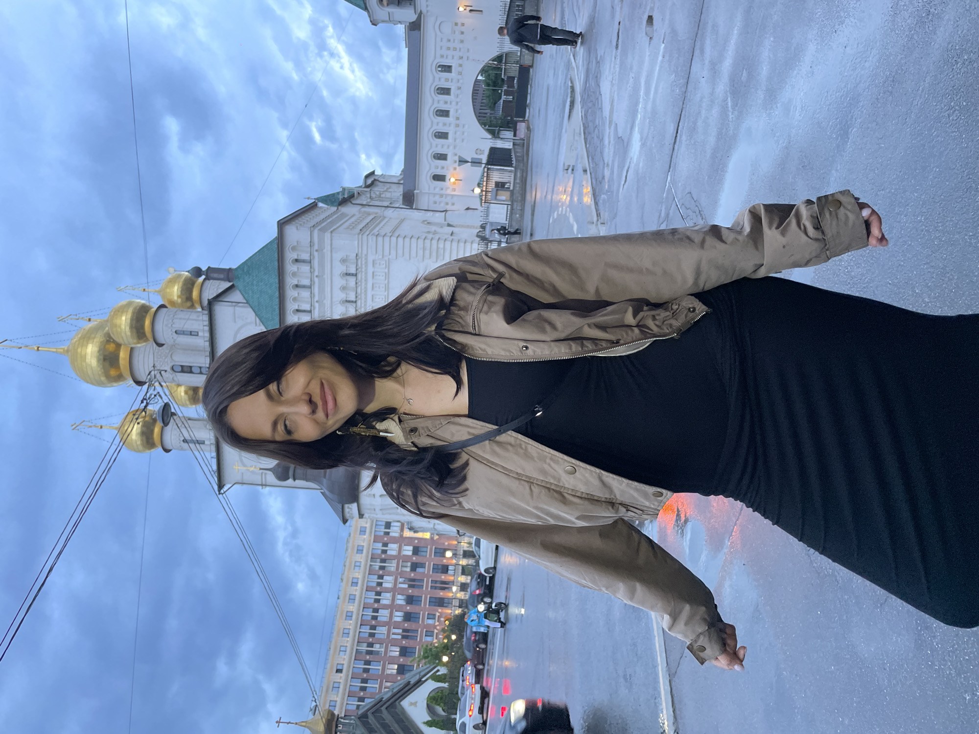 Rainy afternoon stop at Saint Petersburg's historic fortress