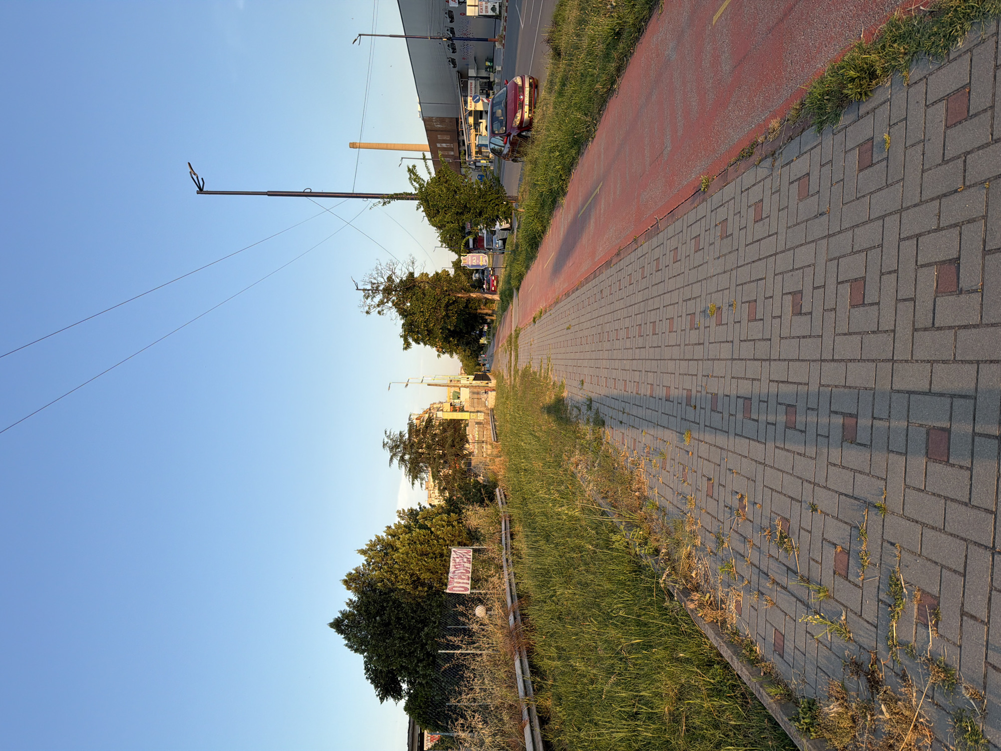 Evening street life documented in Pazardzhik, Bulgaria