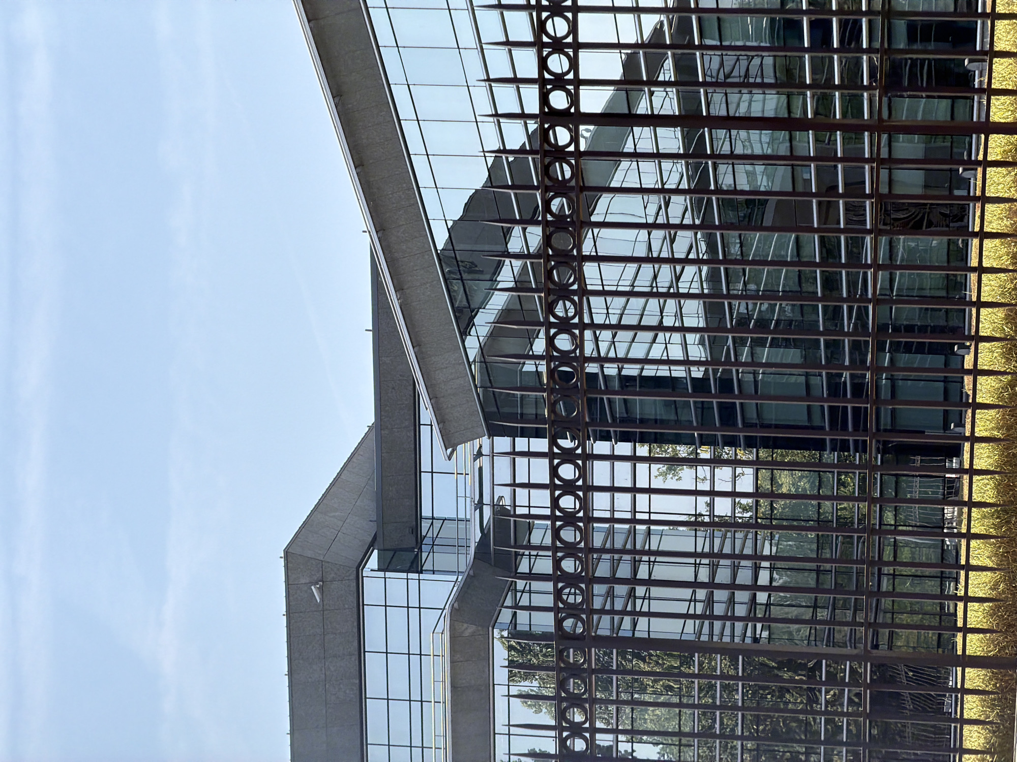 Modern architecture in Suresnes, shot from multiple angles