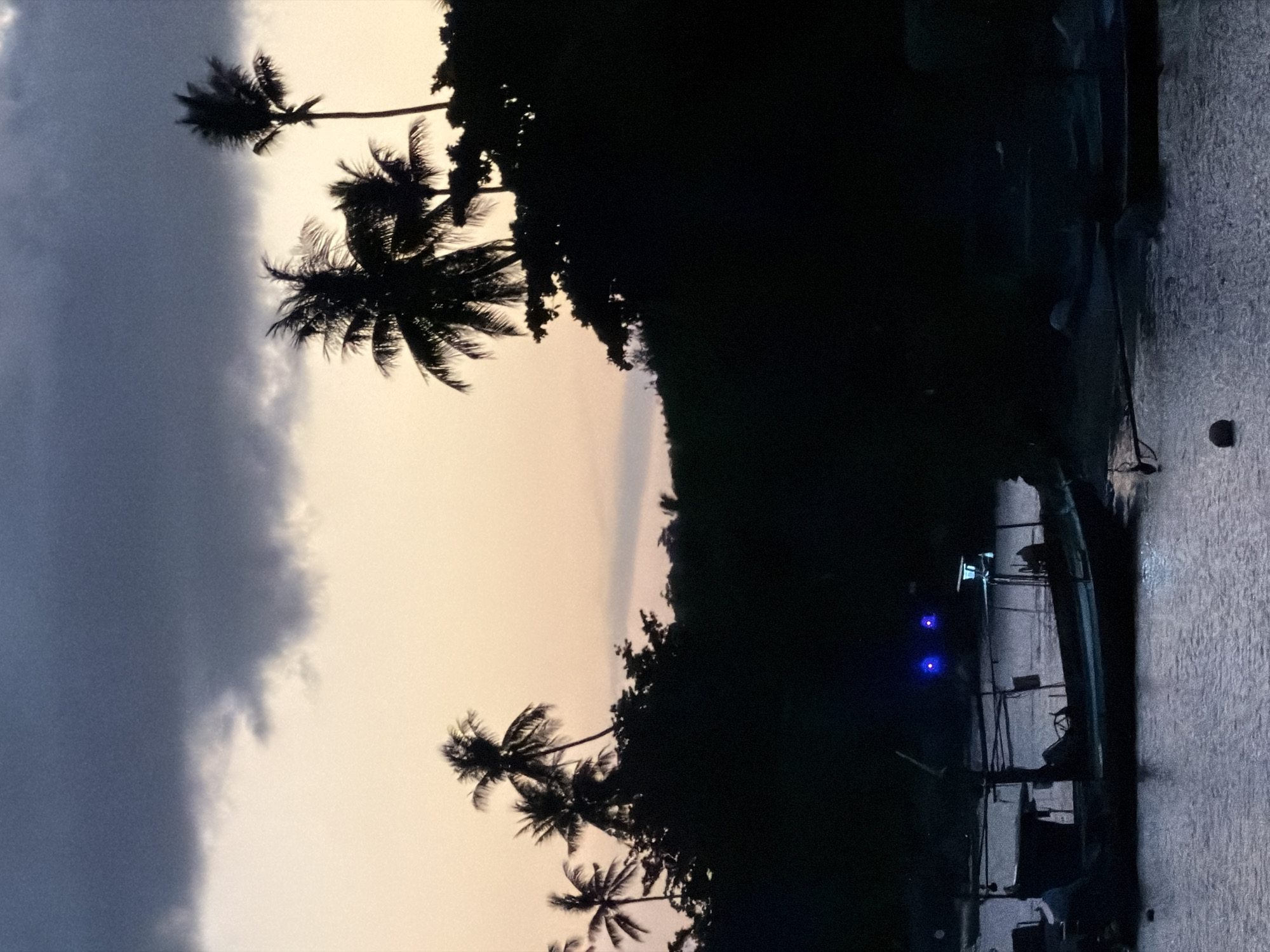 Ko Samui at golden hour, coast to village