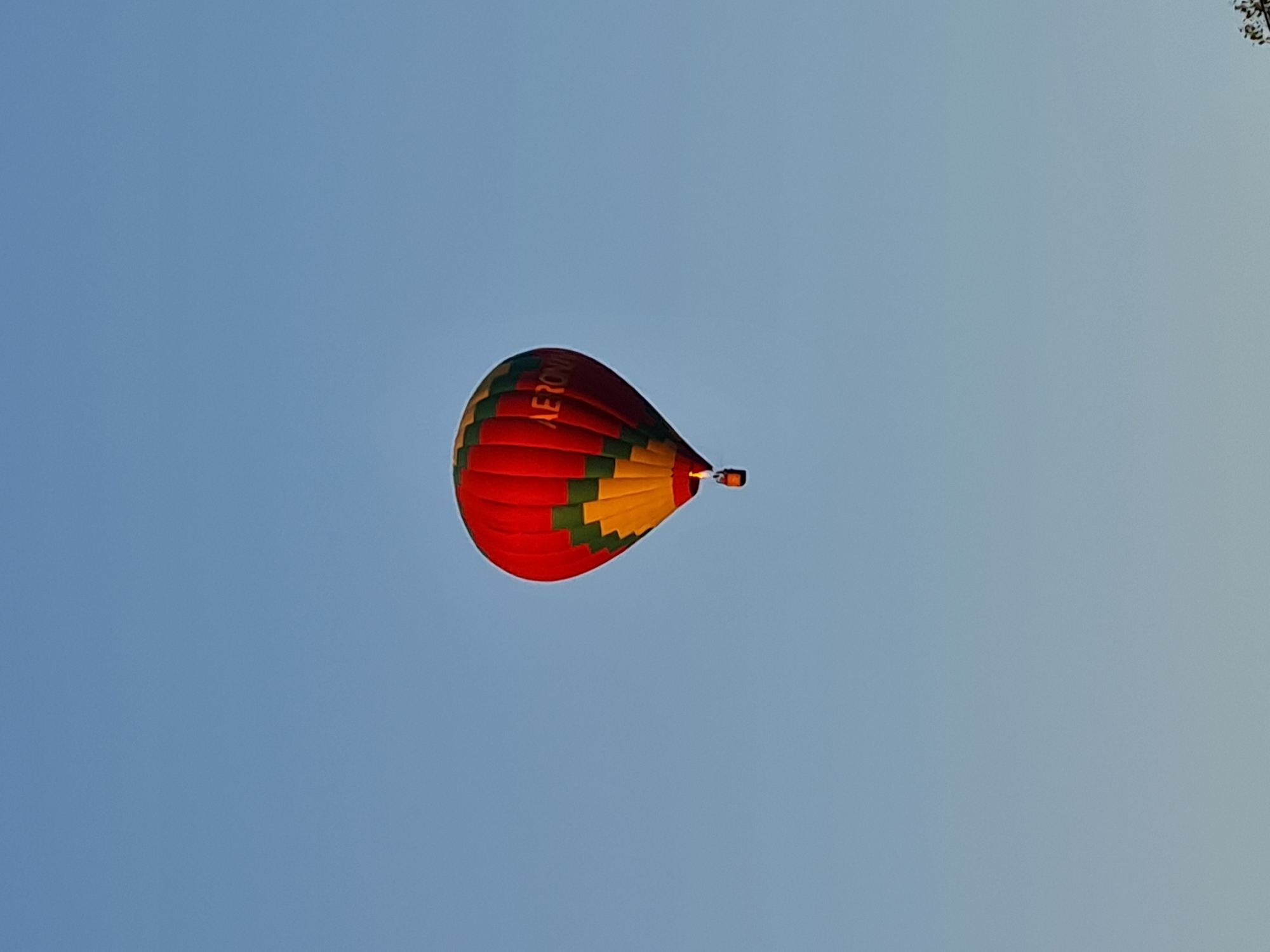 Hot air balloons fill the sky over Dmitrov, Russia
