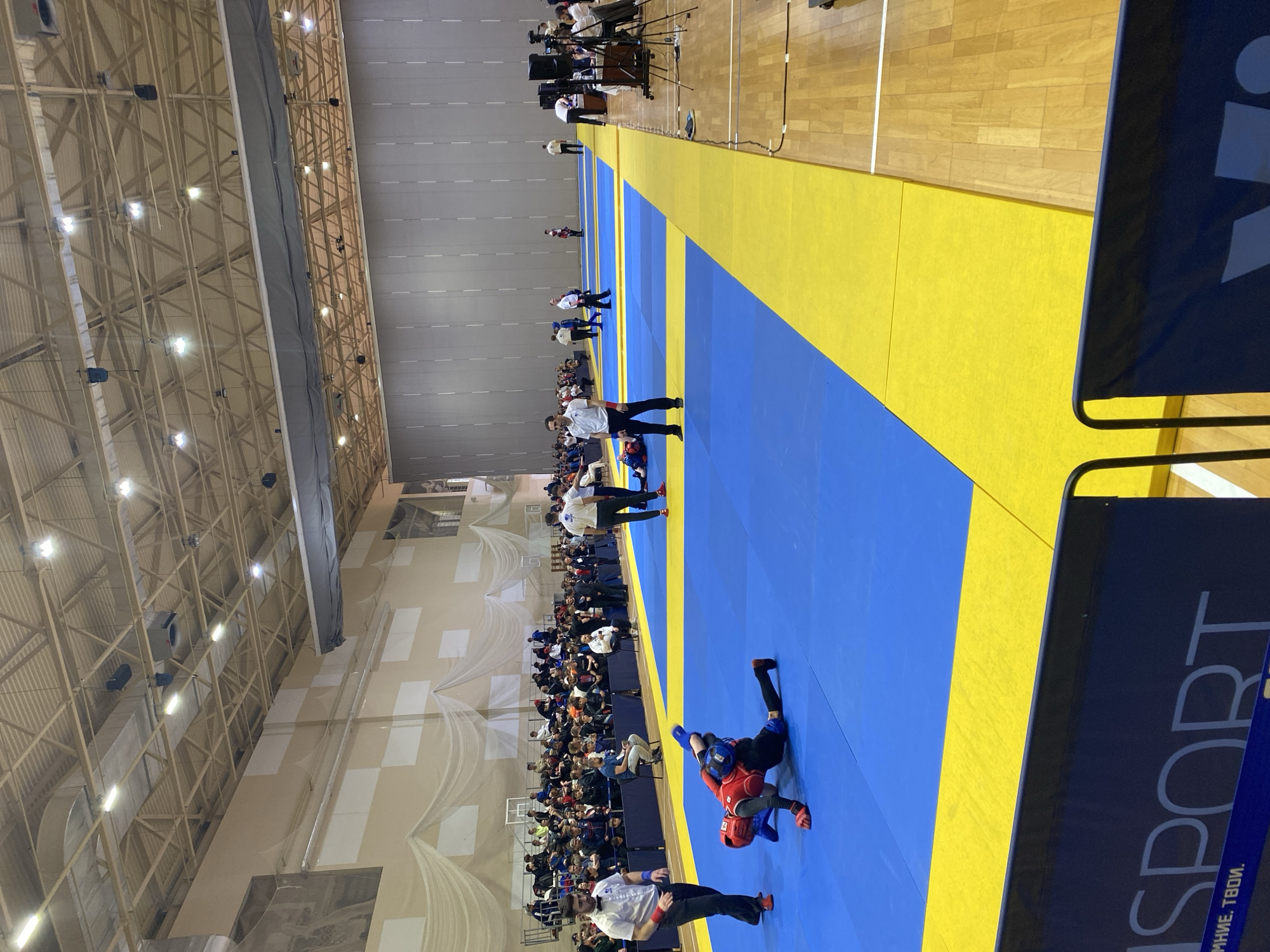 Combat sports competition underway at Sochi arena