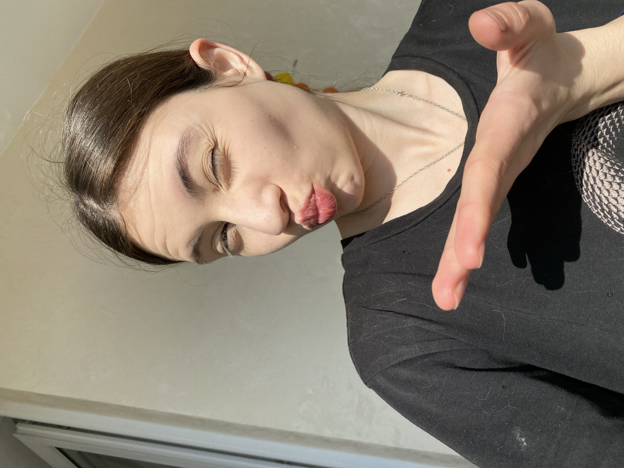 Early morning selfies captured by women in Votkinsk, Russia