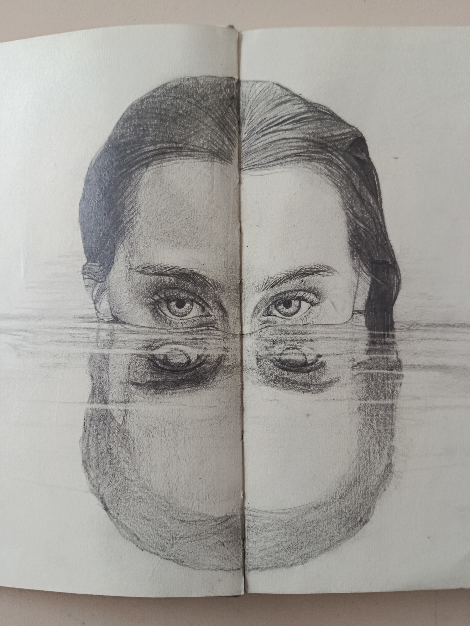 Portrait sketches and plant photography documented by single witness