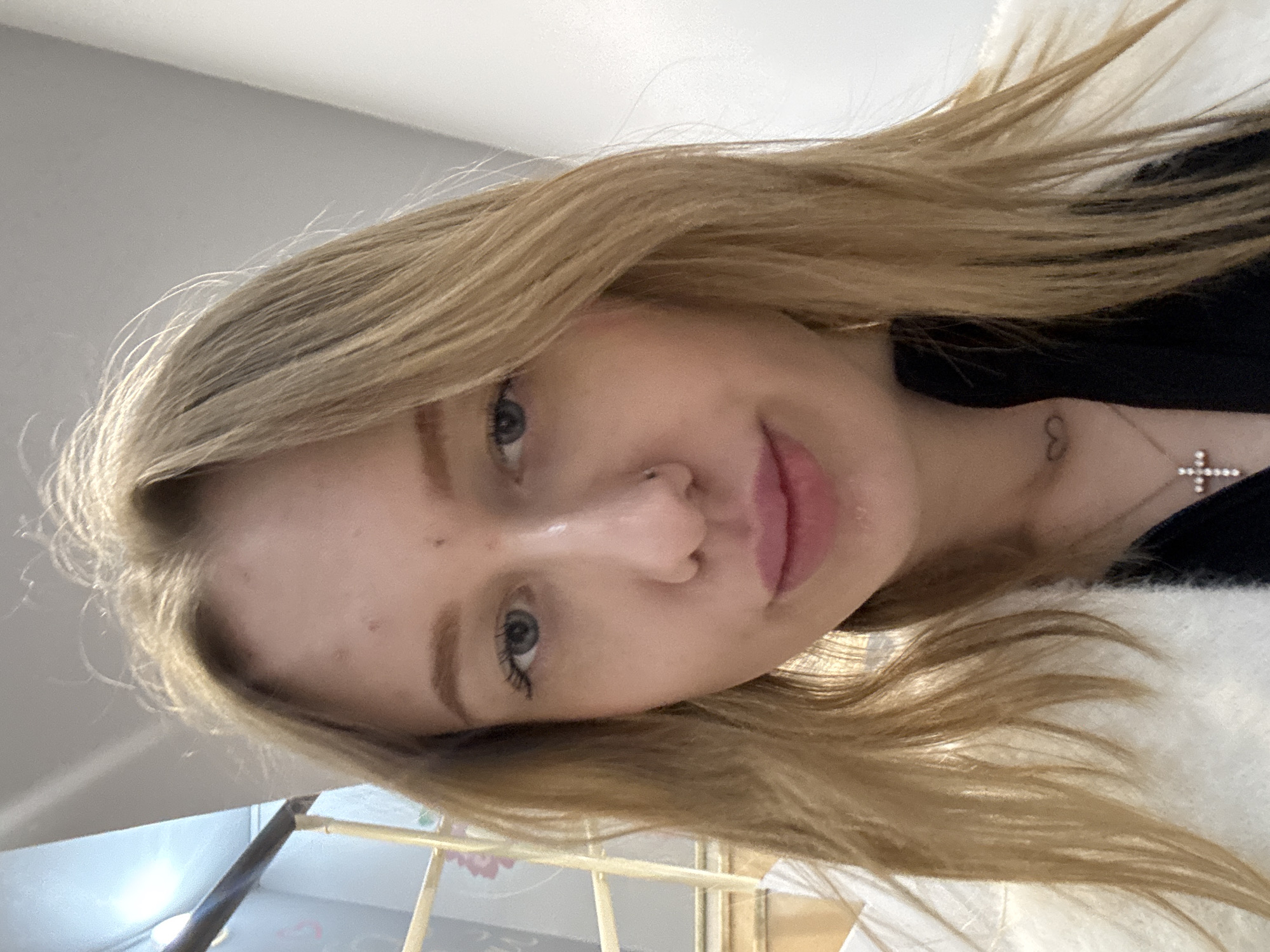 Young blonde woman photographed twice in Rostov-on-Don