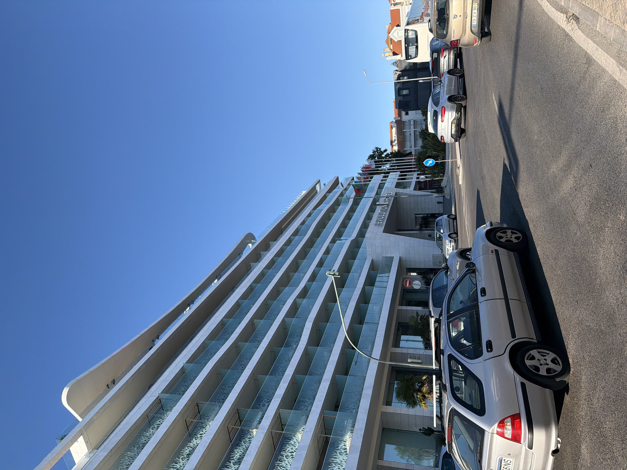 Sunny afternoon walkthrough of Cascais streets and architecture