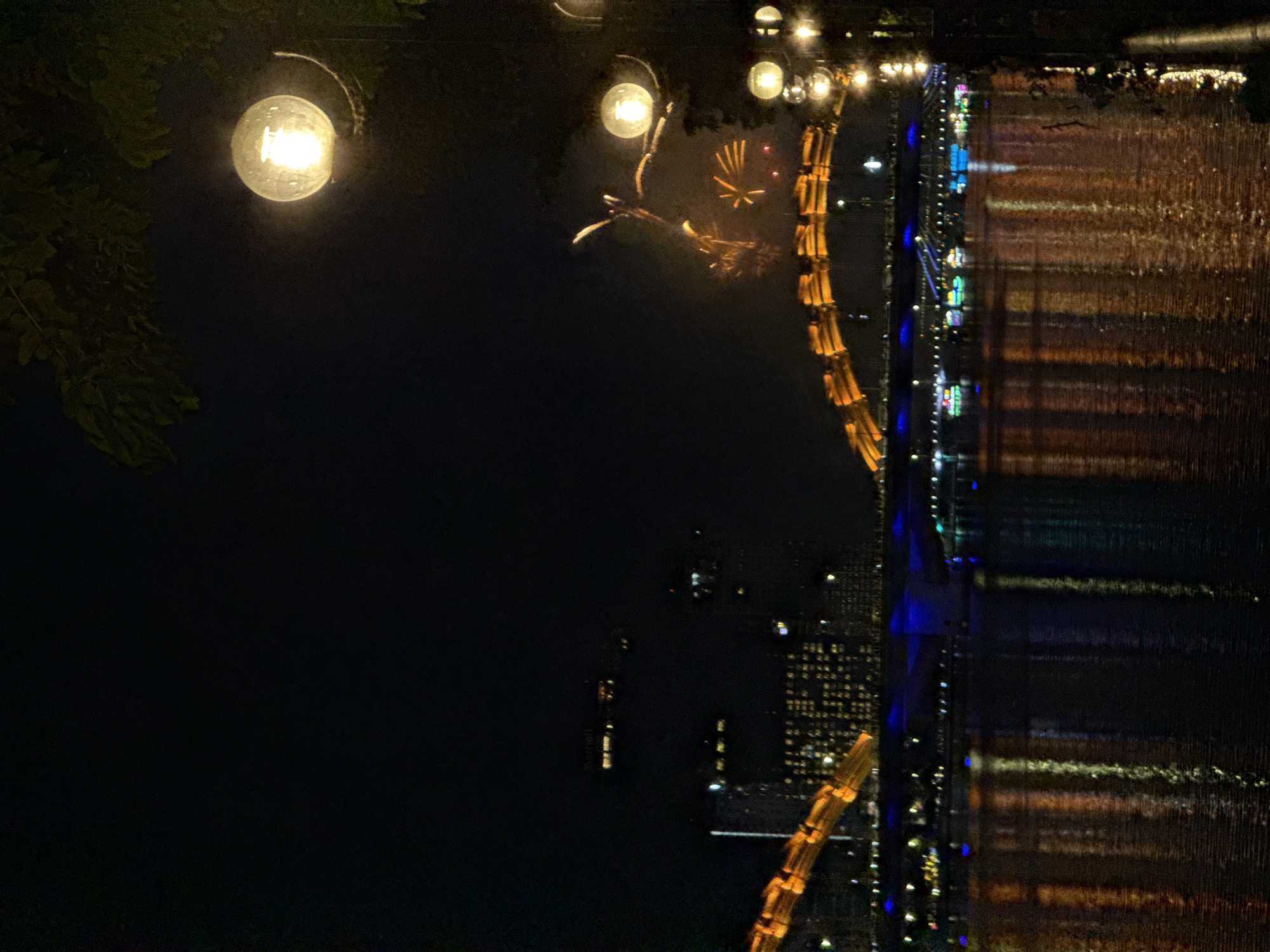 Fireworks and light show over Da Nang's Dragon Bridge