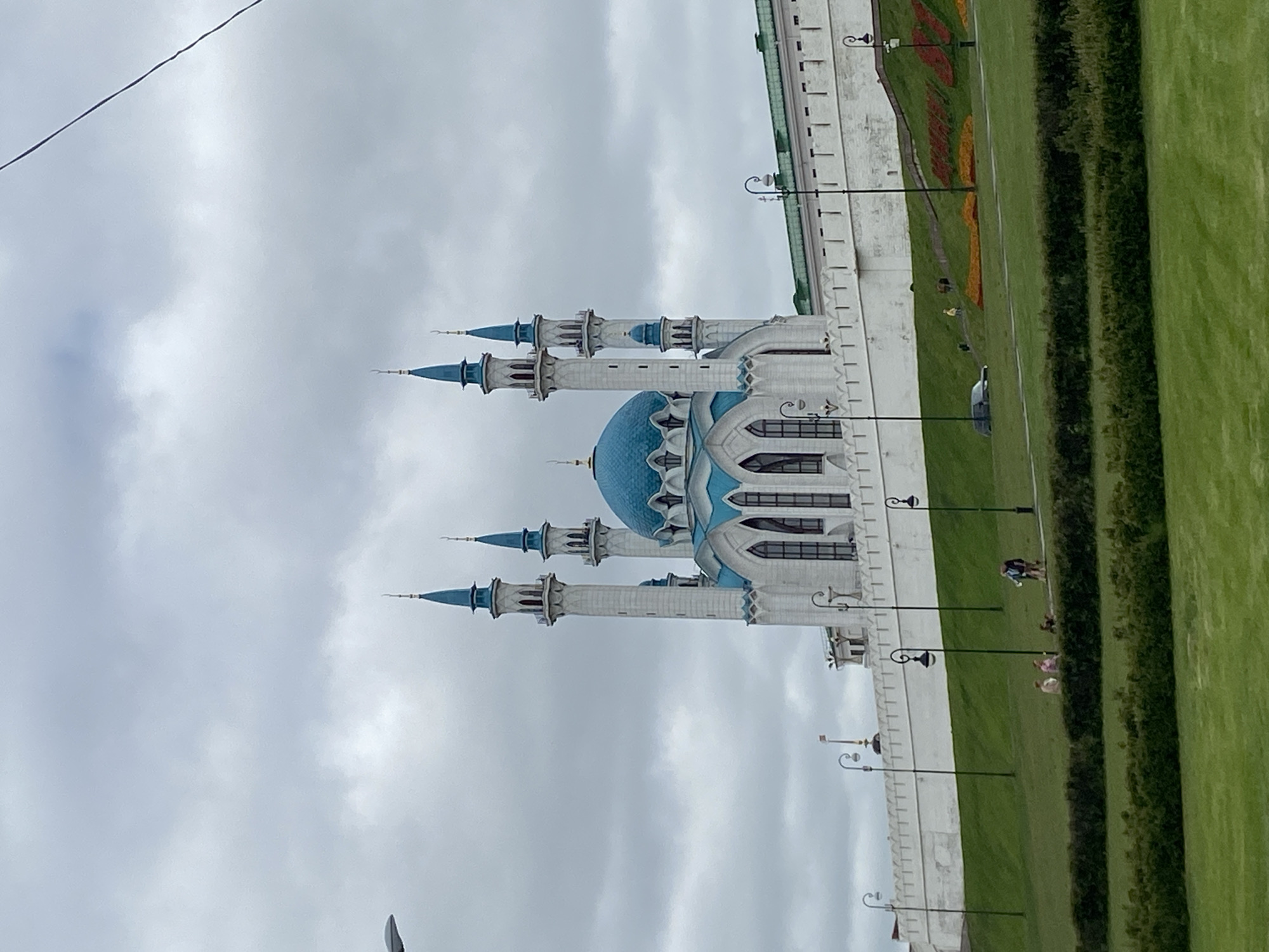 Morning architectural tour of Kazan landmarks captured under overcast skies