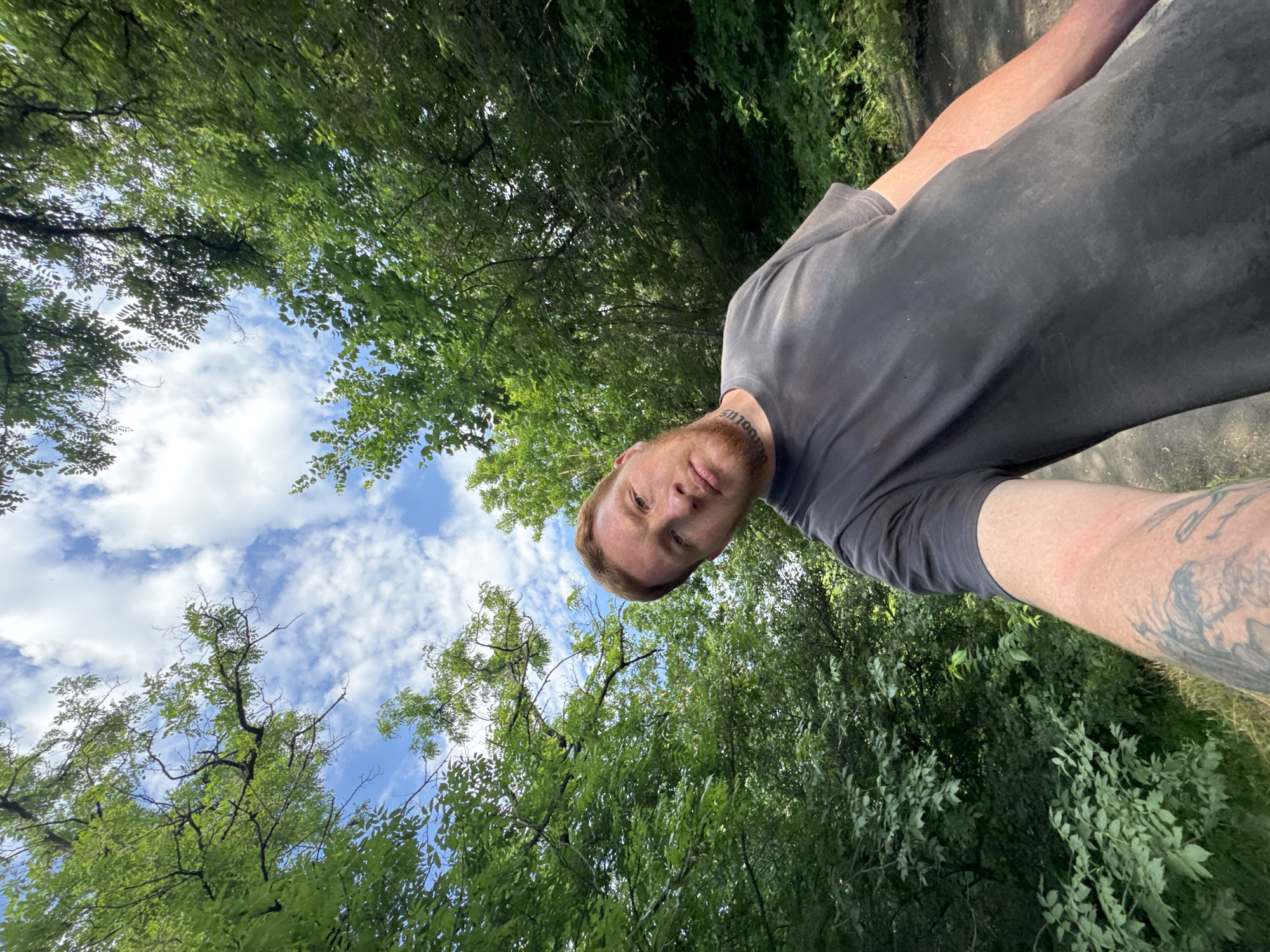 Selfies and road shots along a remote dirt track