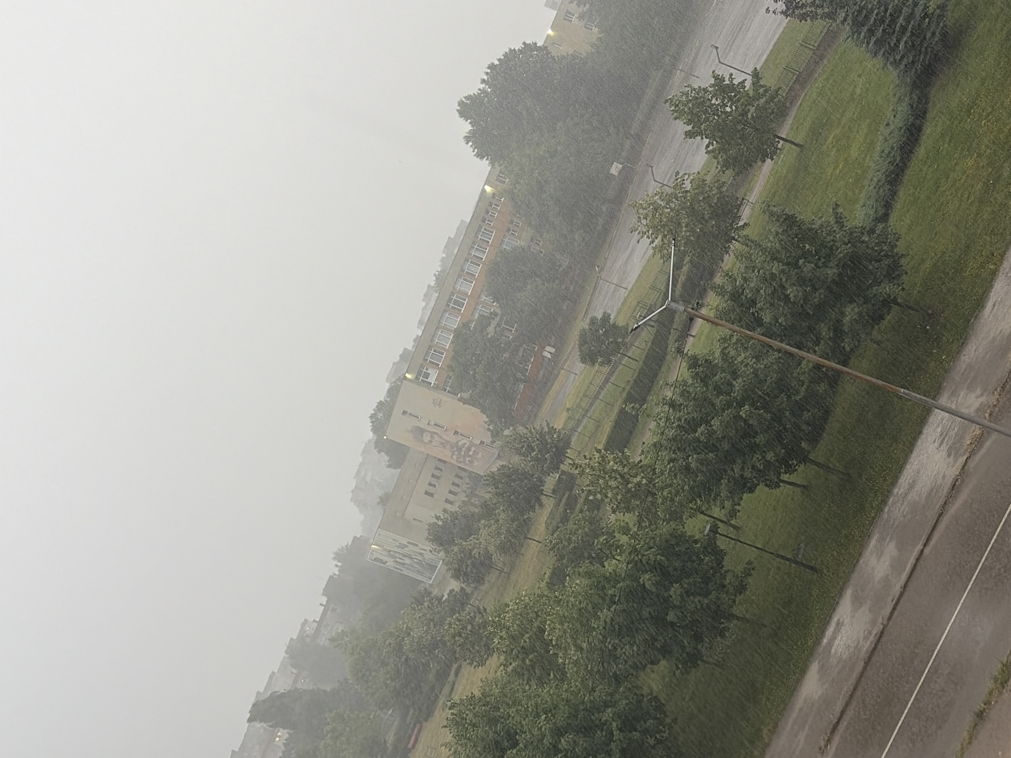 Heavy summer storm rolls through Vratsa, Bulgaria