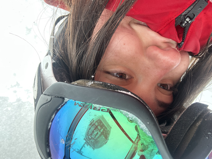 Skier spotted at Kühtai resort during morning session